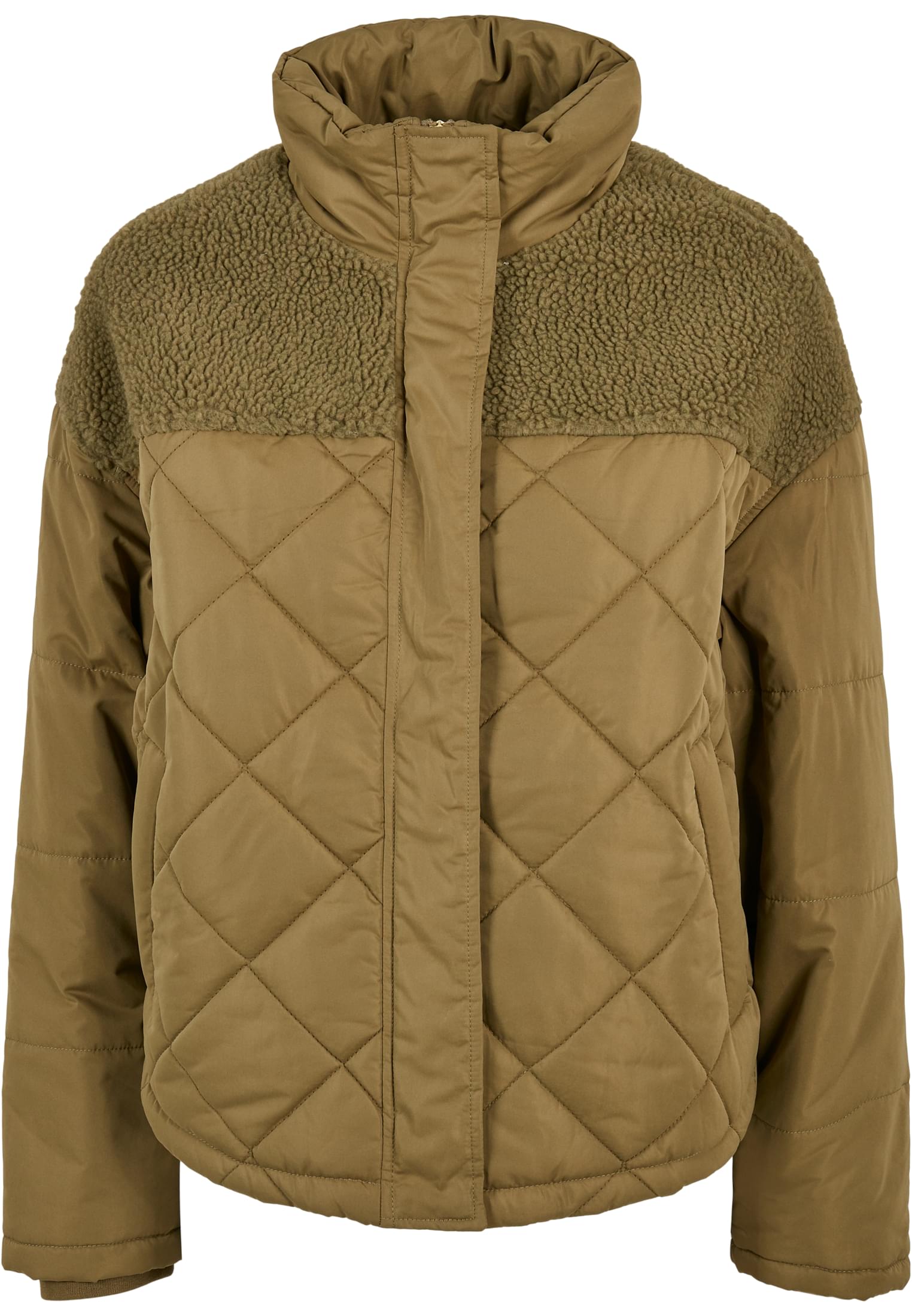 Ladies Oversized Diamond Quilt Puffer Jacket | tiniolive