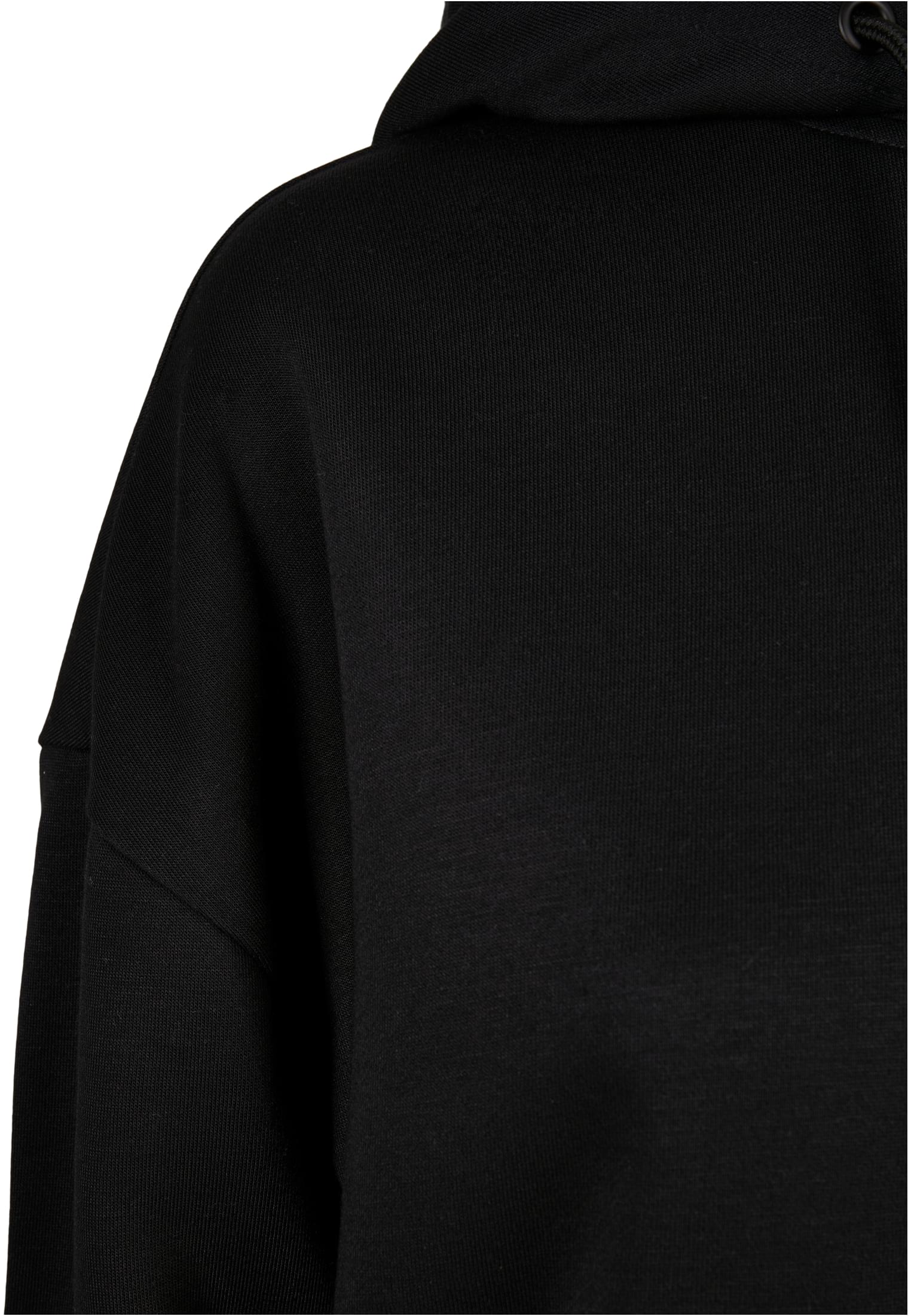 Ladies Modal Terry Long Hoody Dress | black