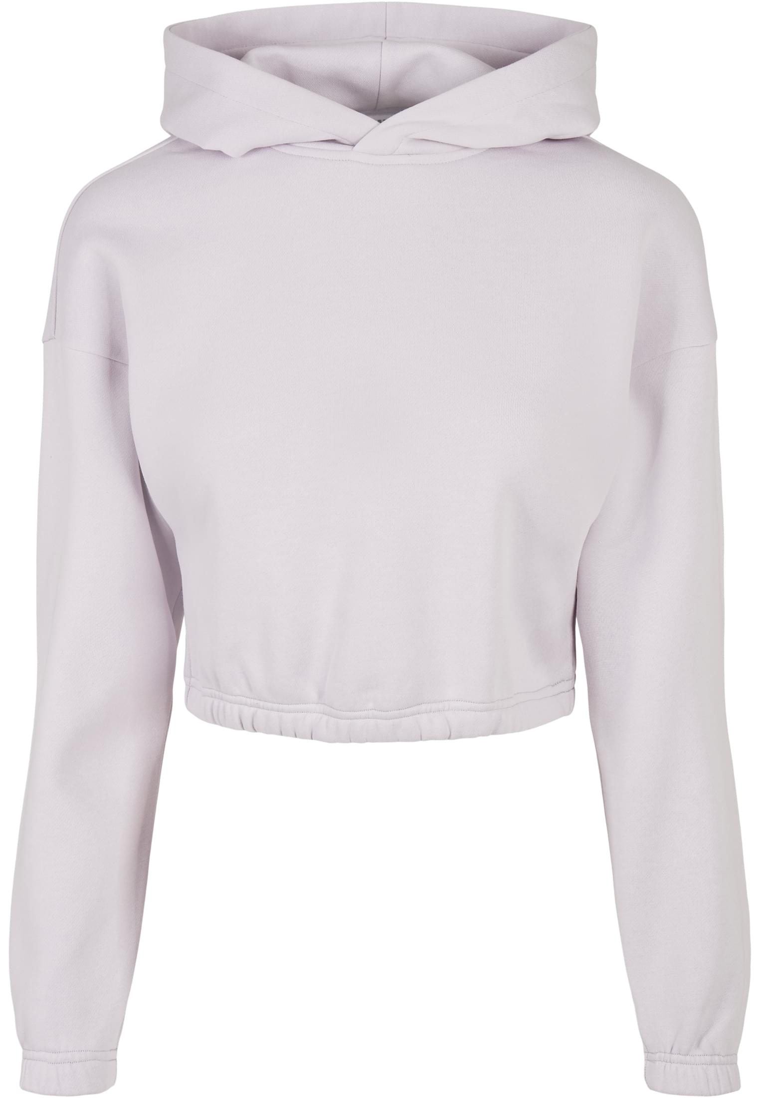 Ladies Short Oversized Sweat Hoody | softlilac