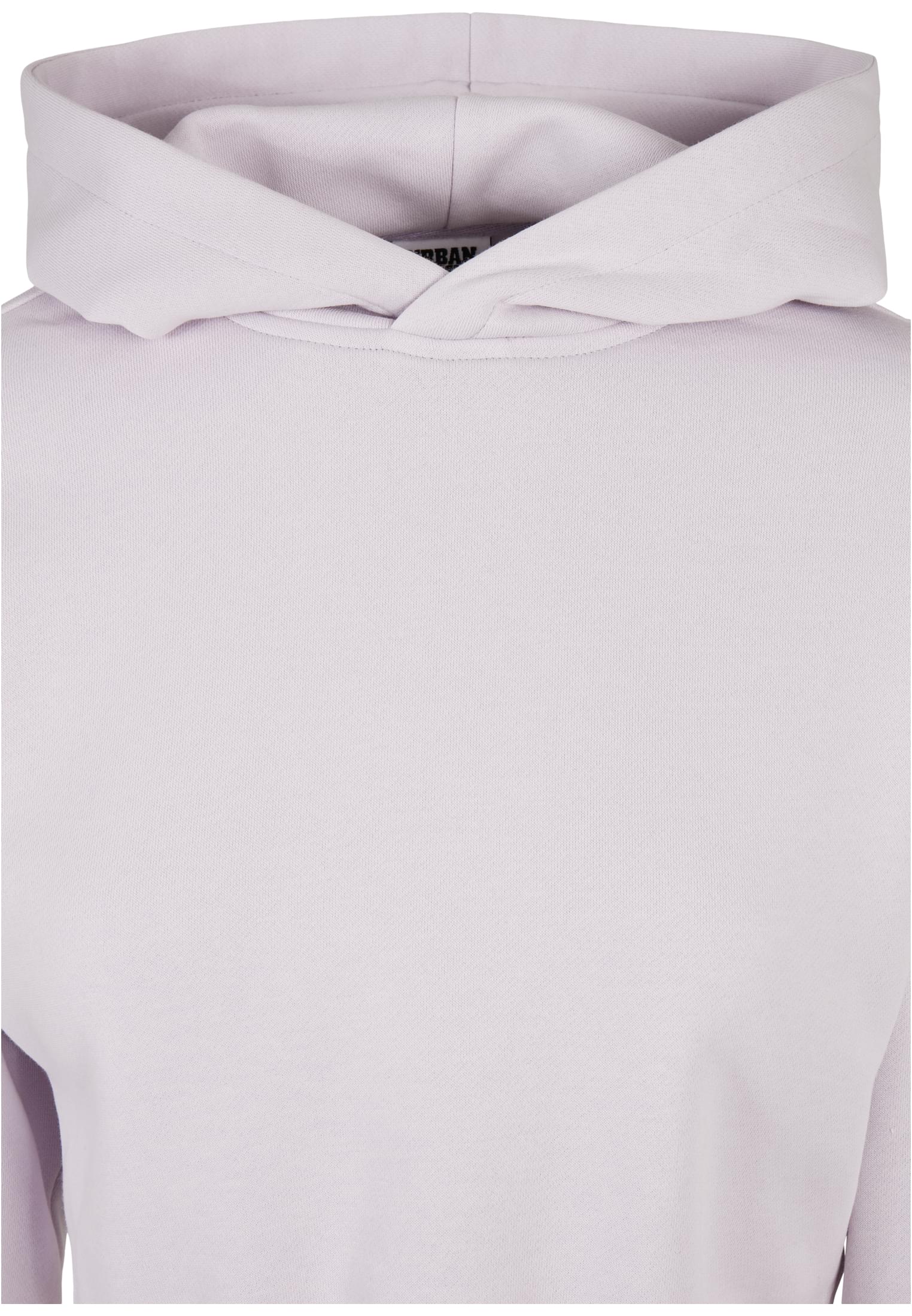 Ladies Short Oversized Sweat Hoody | softlilac