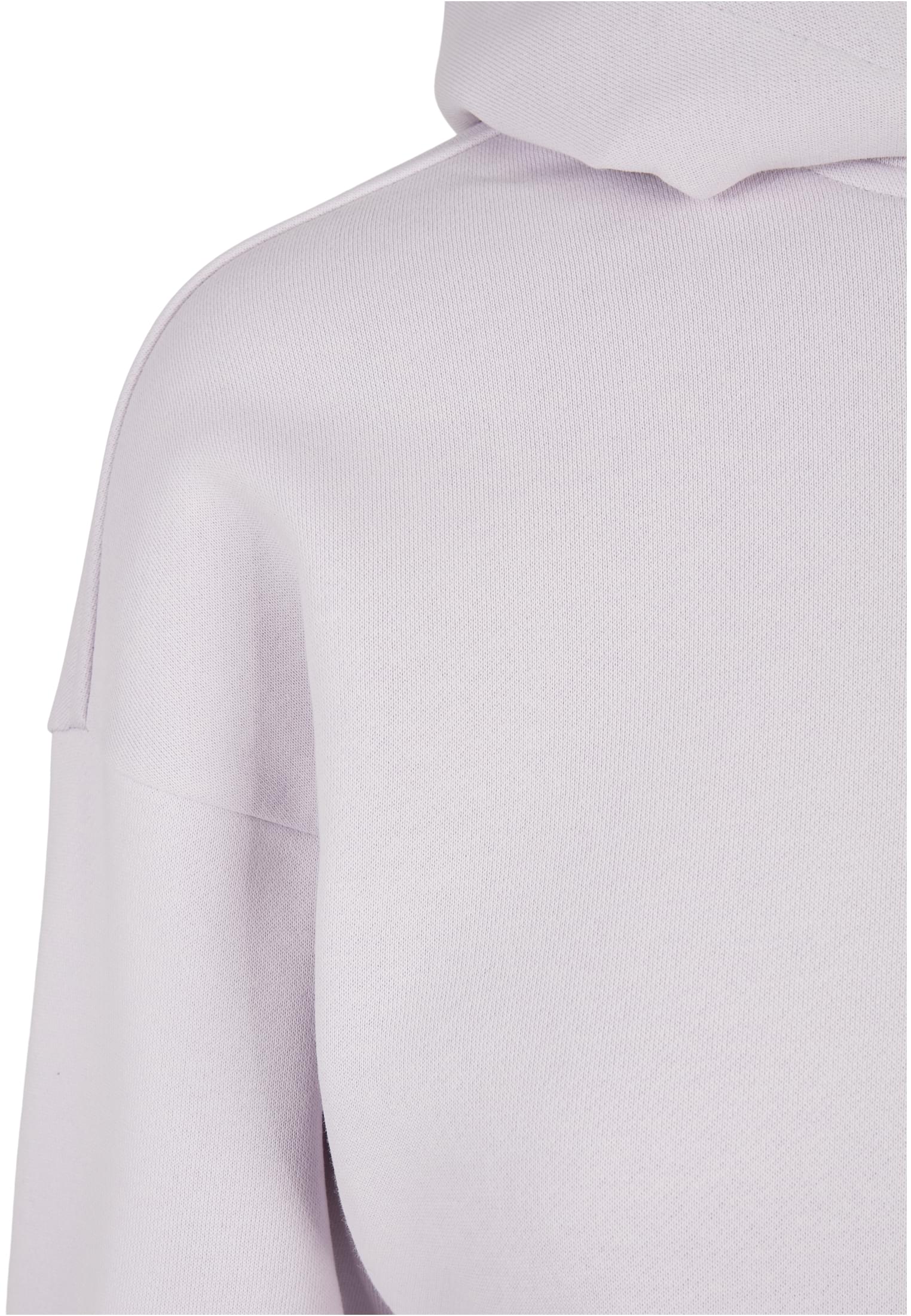 Ladies Short Oversized Sweat Hoody | softlilac