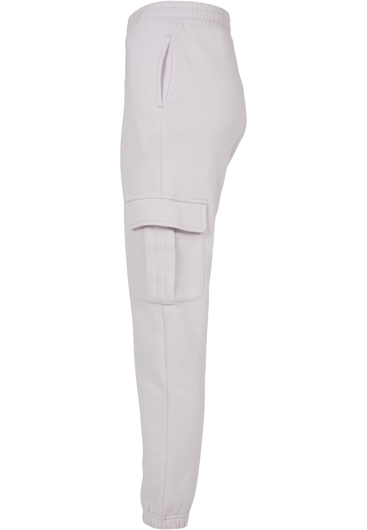 Ladies High Waist Cargo Sweat Pants | softlilac