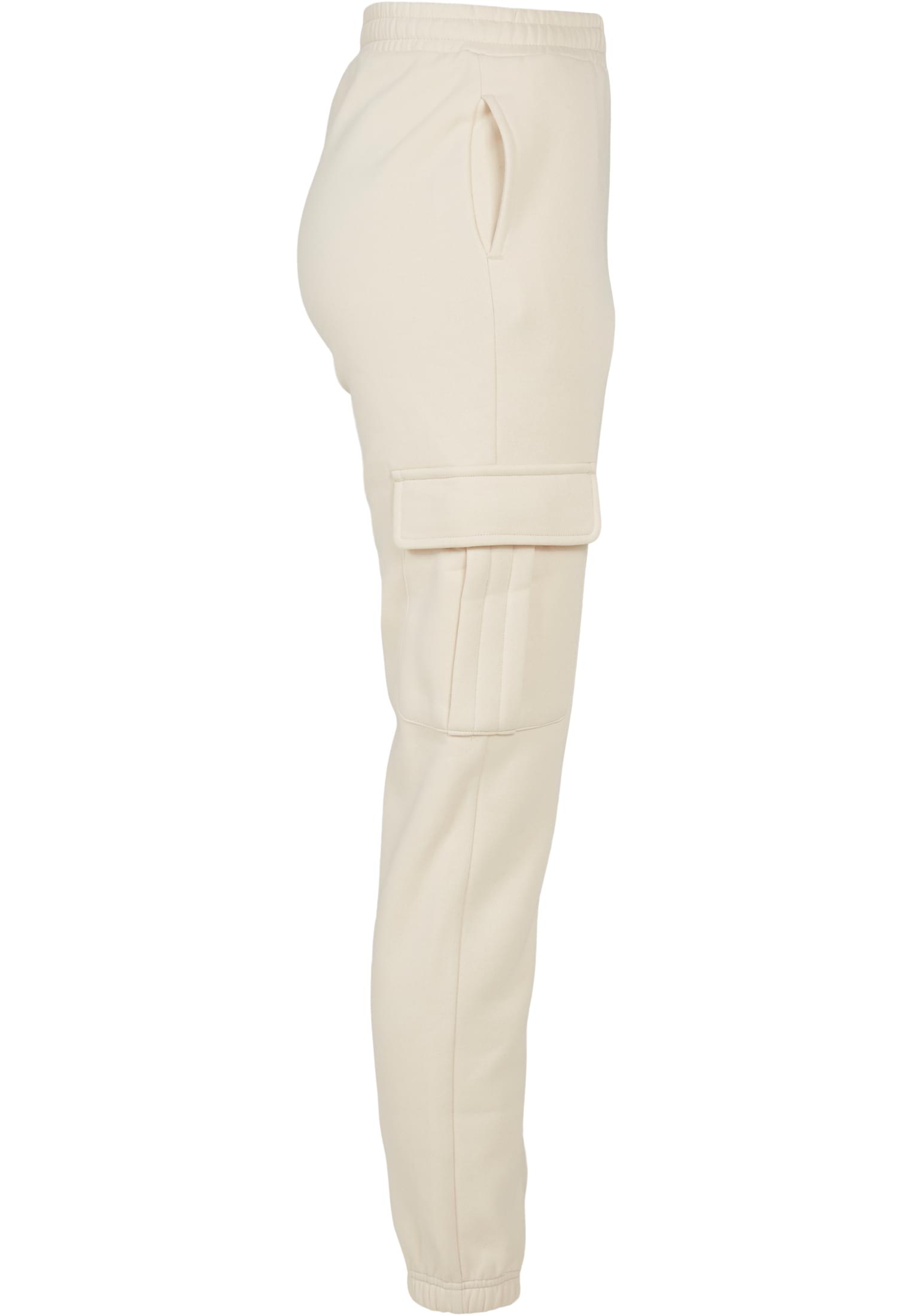 Ladies High Waist Cargo Sweat Pants | whitesand