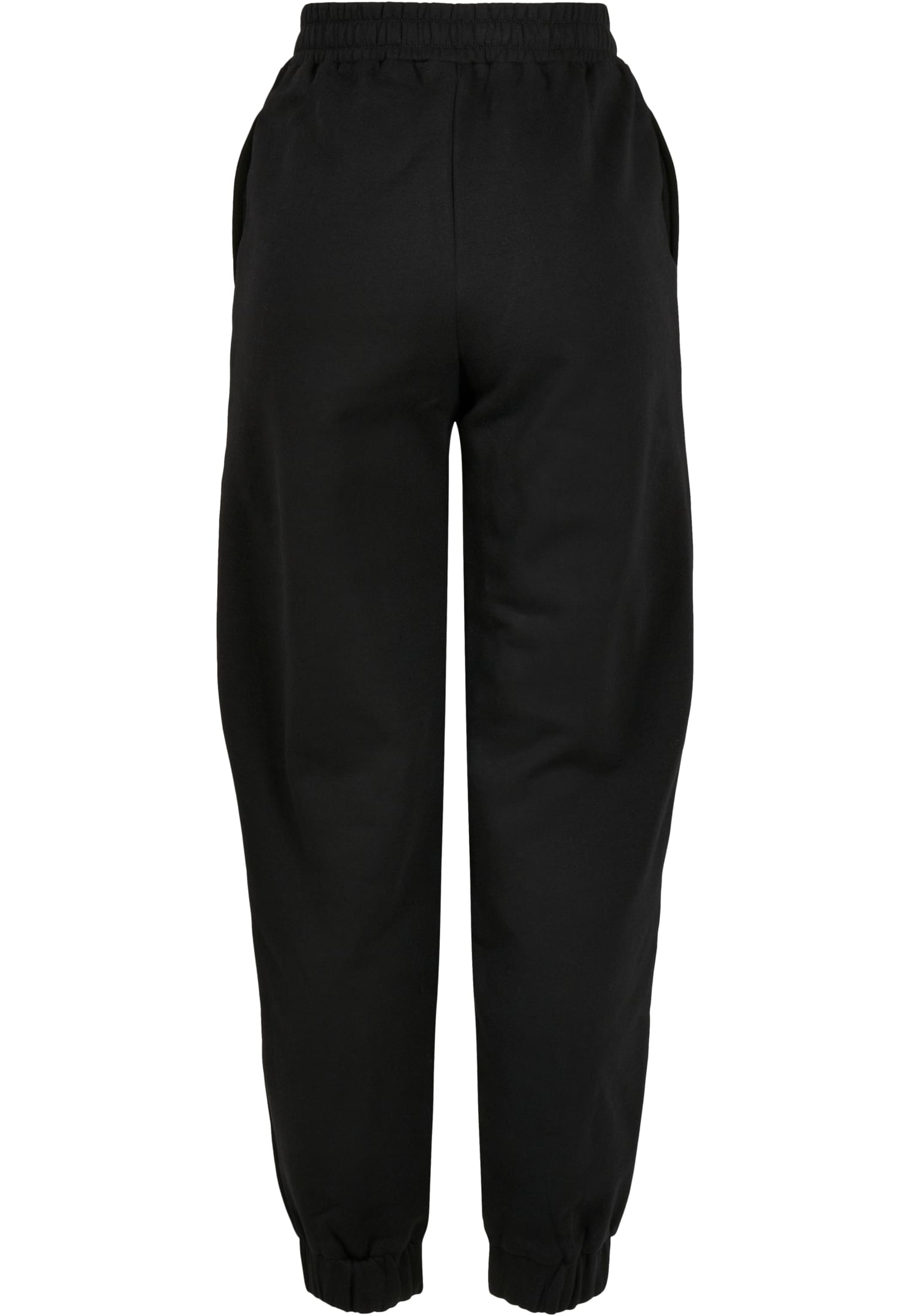 Ladies Organic High Waist Ballon Sweat Pants | black