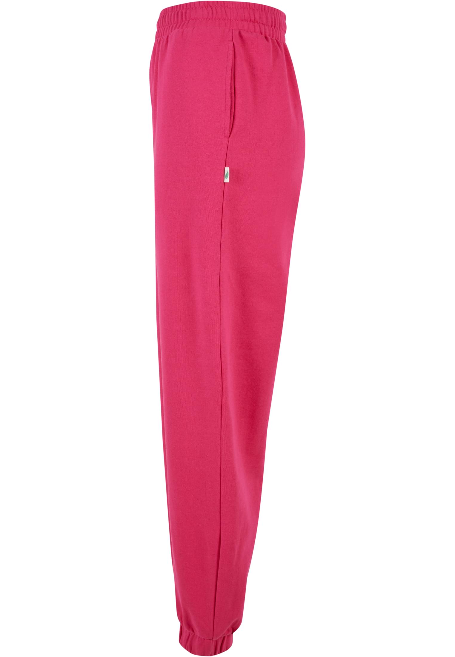 Ladies Organic High Waist Ballon Sweat Pants | hibiskuspink