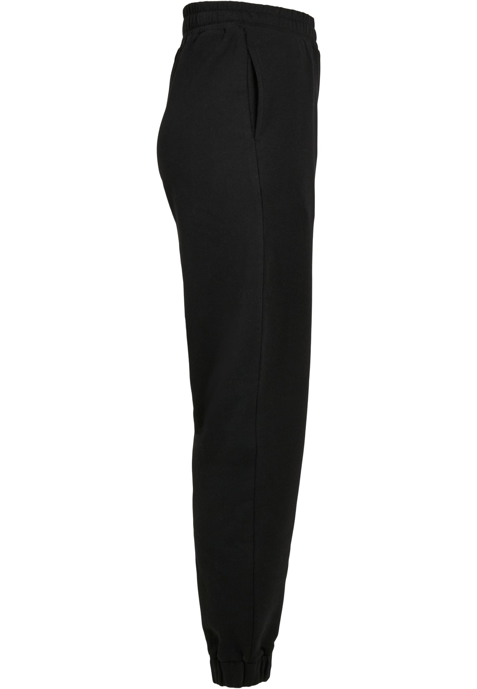 Ladies Organic High Waist Ballon Sweat Pants | black