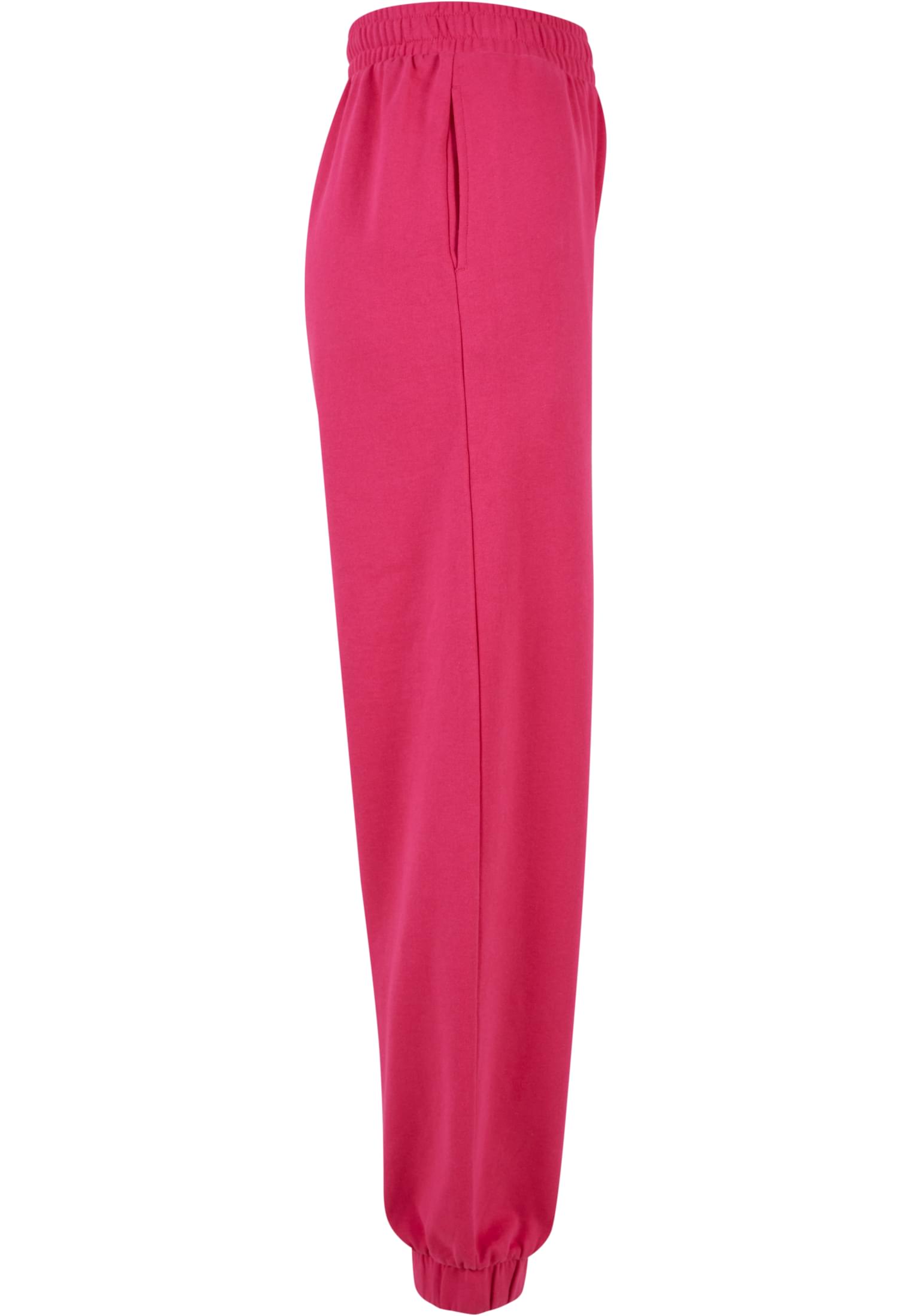 Ladies Organic High Waist Ballon Sweat Pants | hibiskuspink