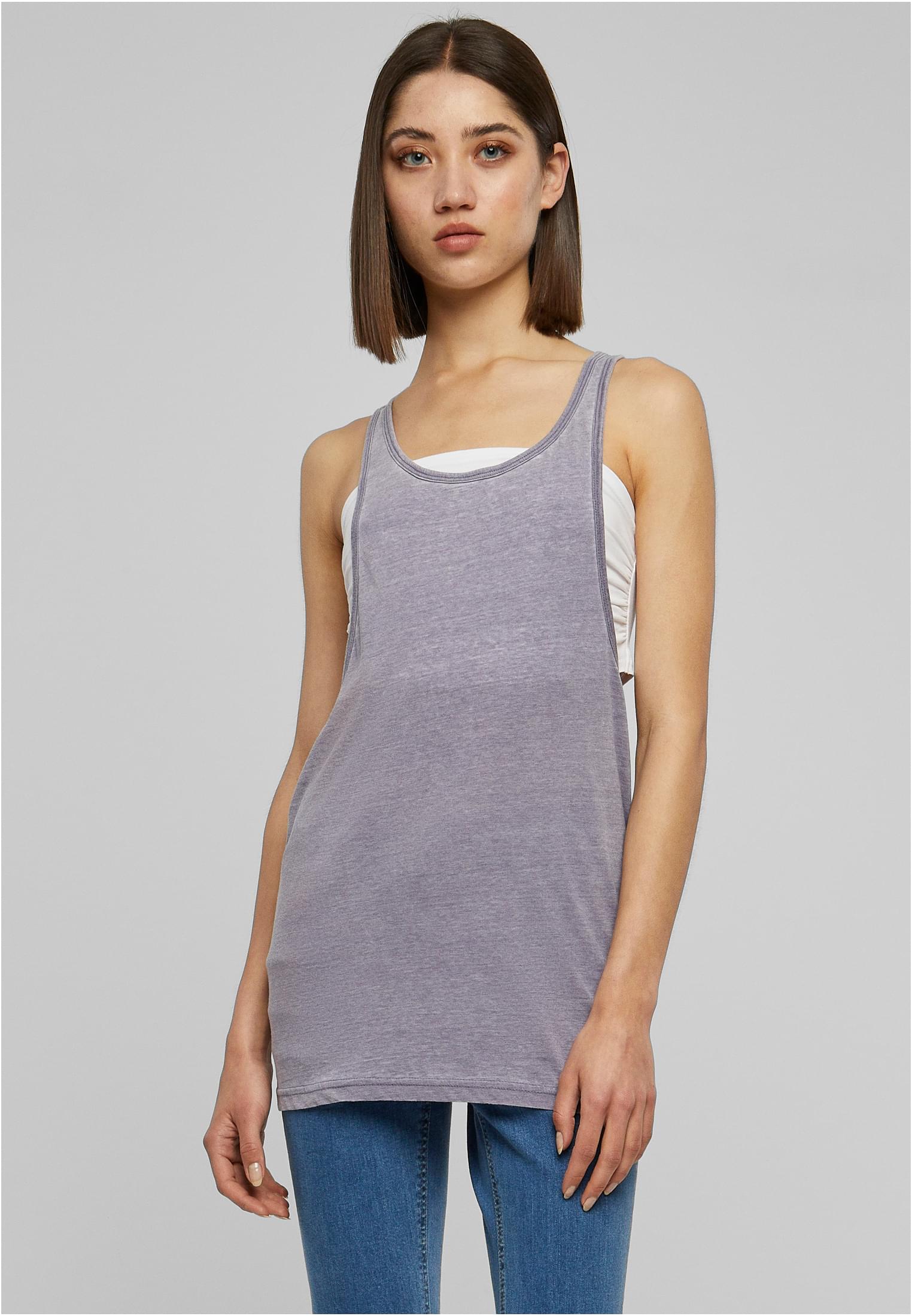 Ladies Loose Burnout Tank | denimblue