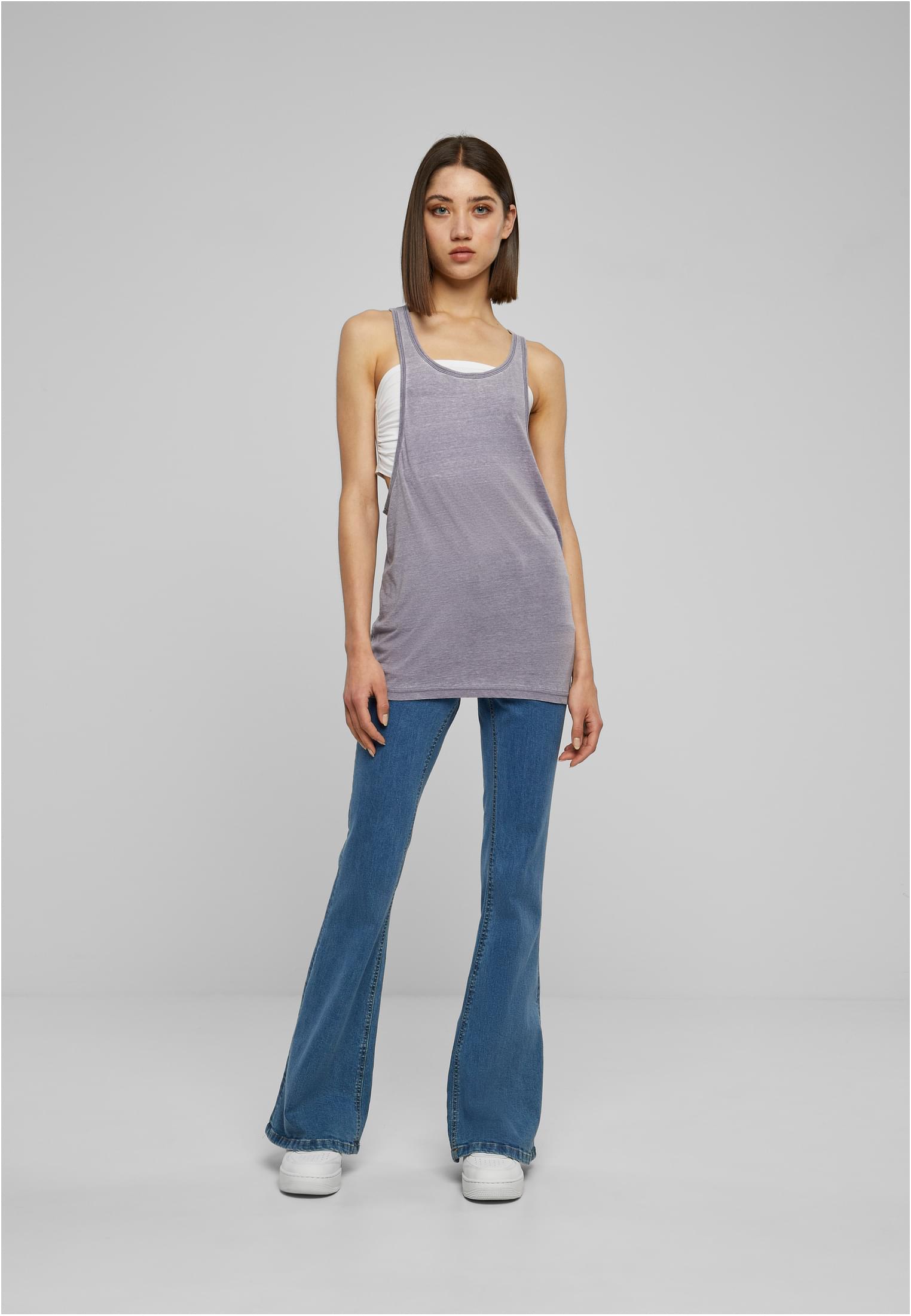 Ladies Loose Burnout Tank | denimblue