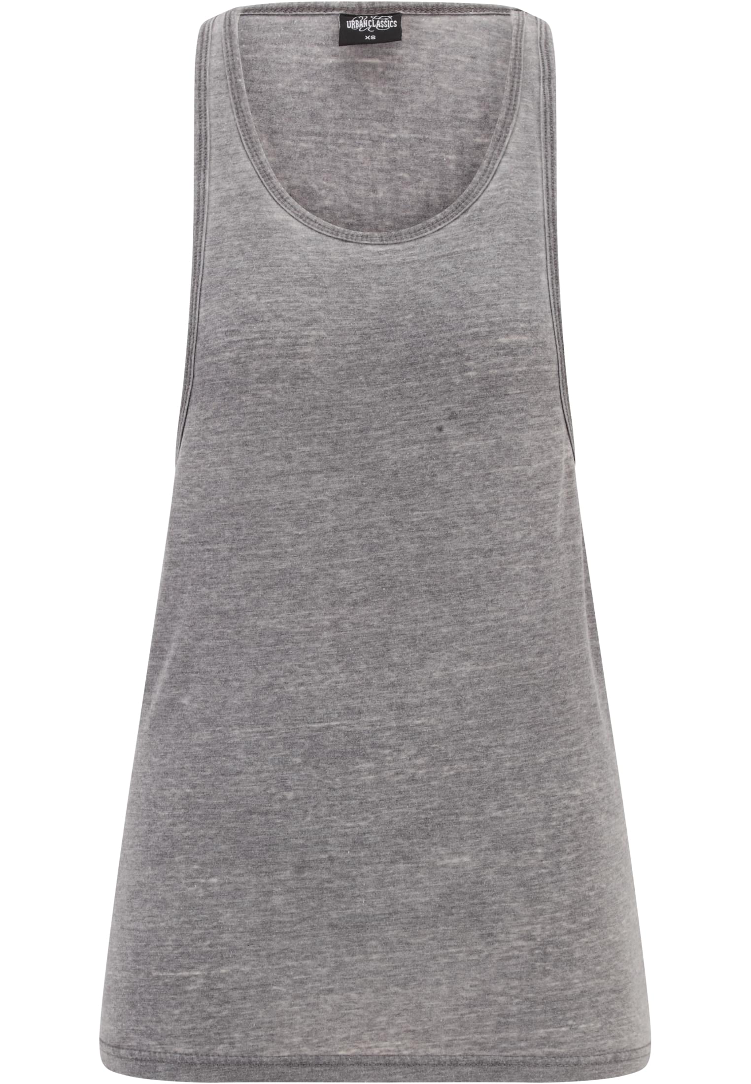 Ladies Loose Burnout Tank | darkgrey