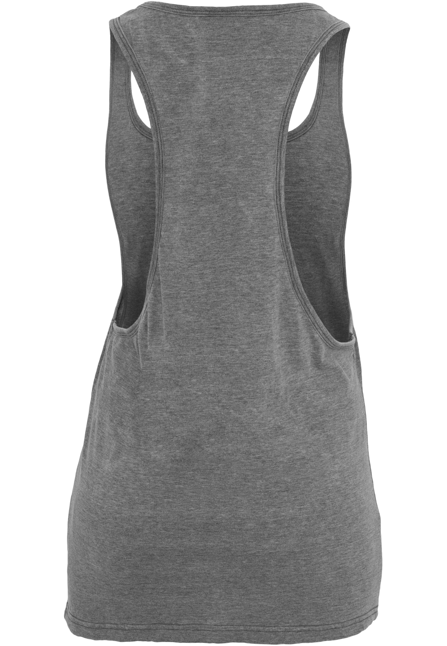 Ladies Loose Burnout Tank | darkgrey