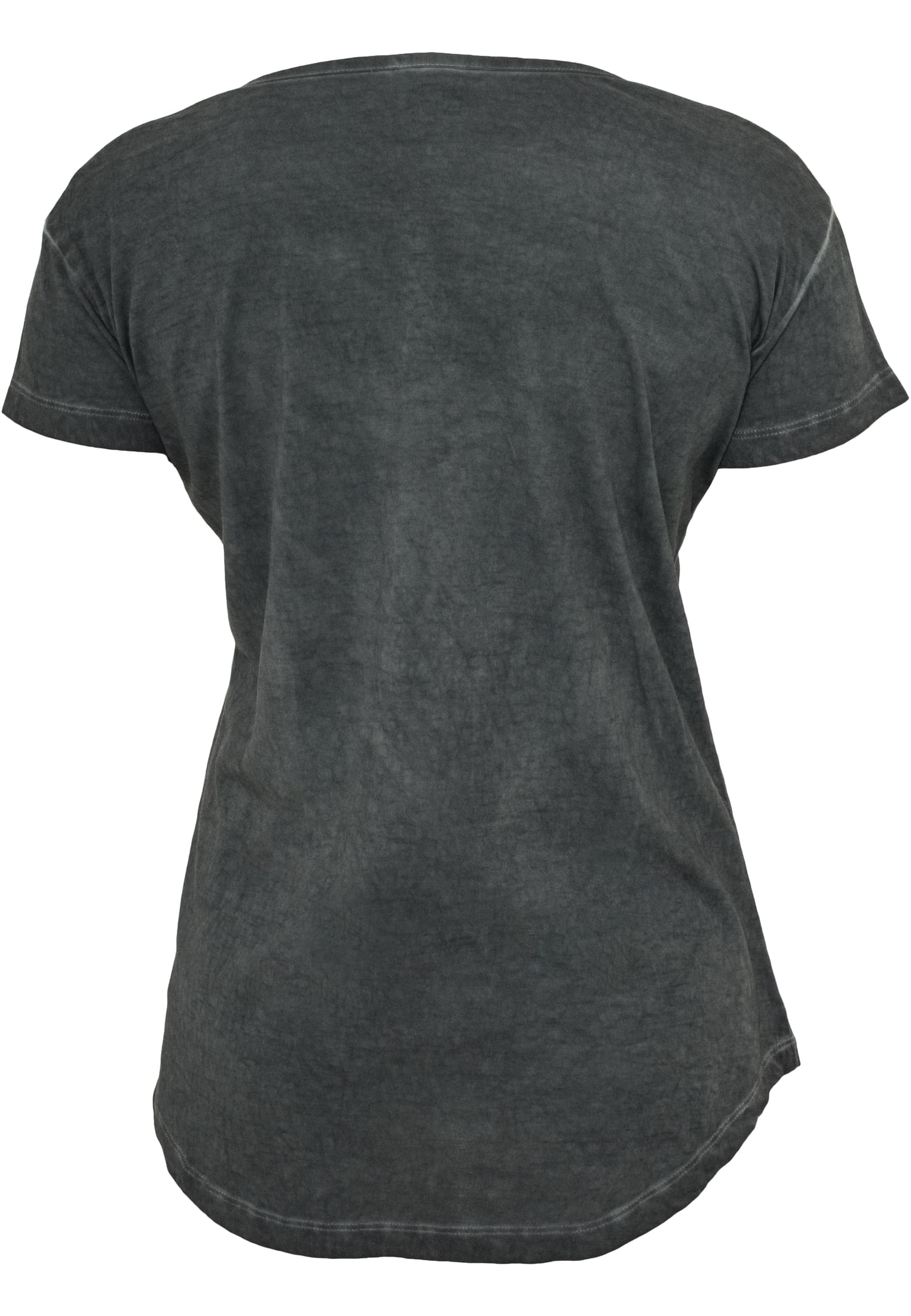 Ladies Long Spray Dye Tee | darkgrey