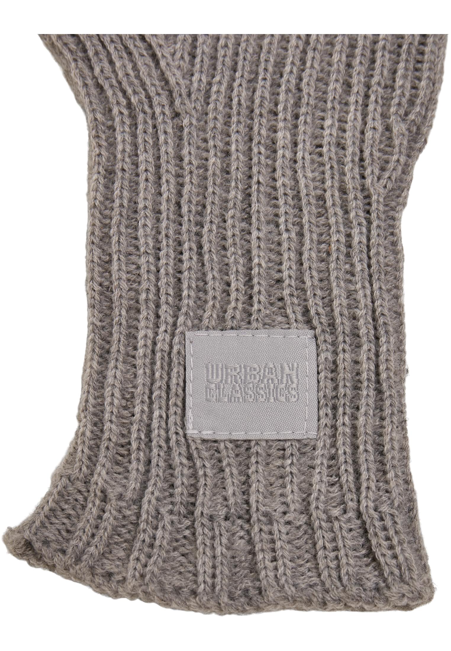 Knitted Wool Mix Smart Gloves | heathergrey