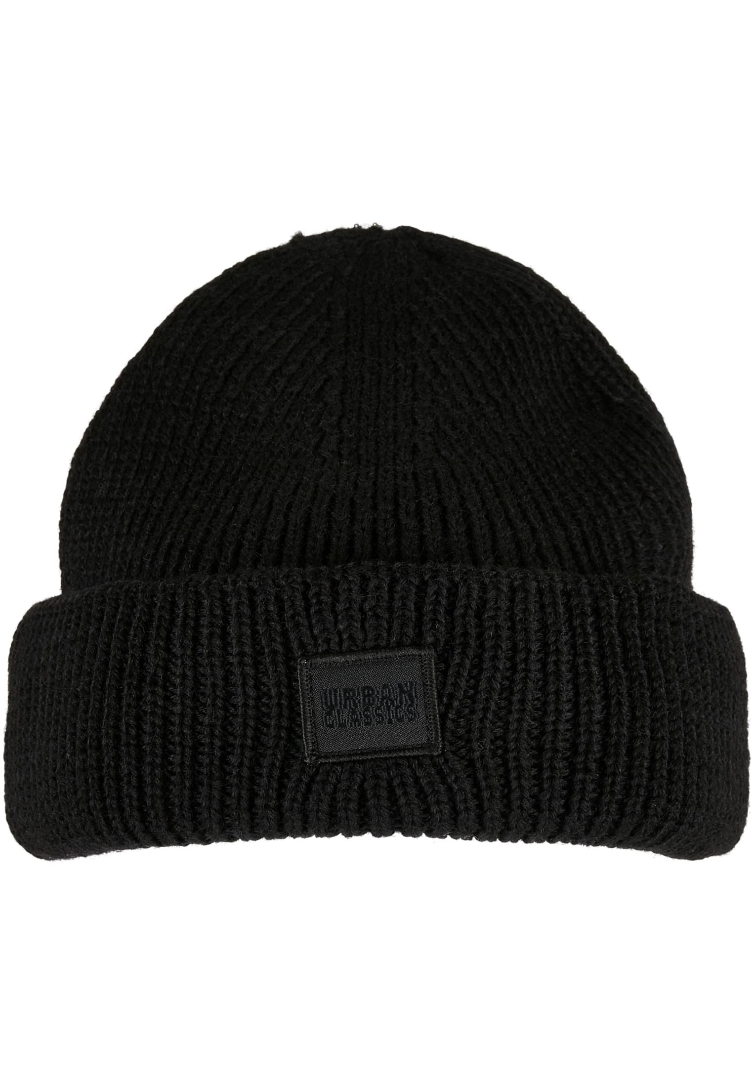 Knitted Wool Beanie | black