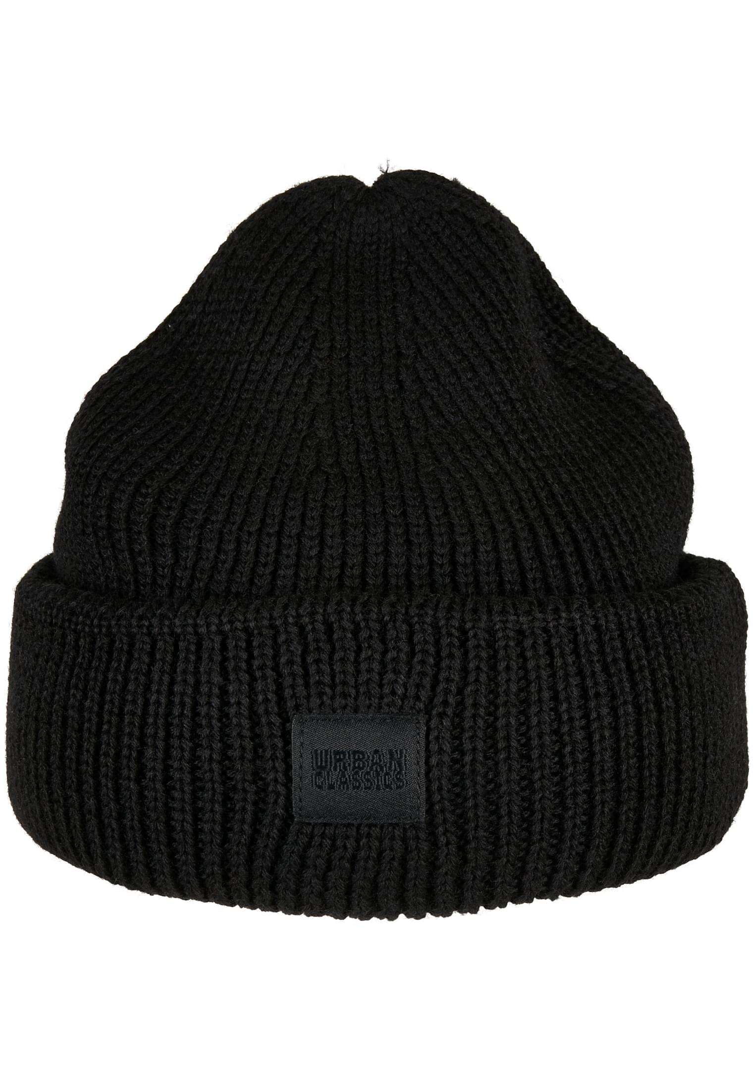 Knitted Wool Beanie | black