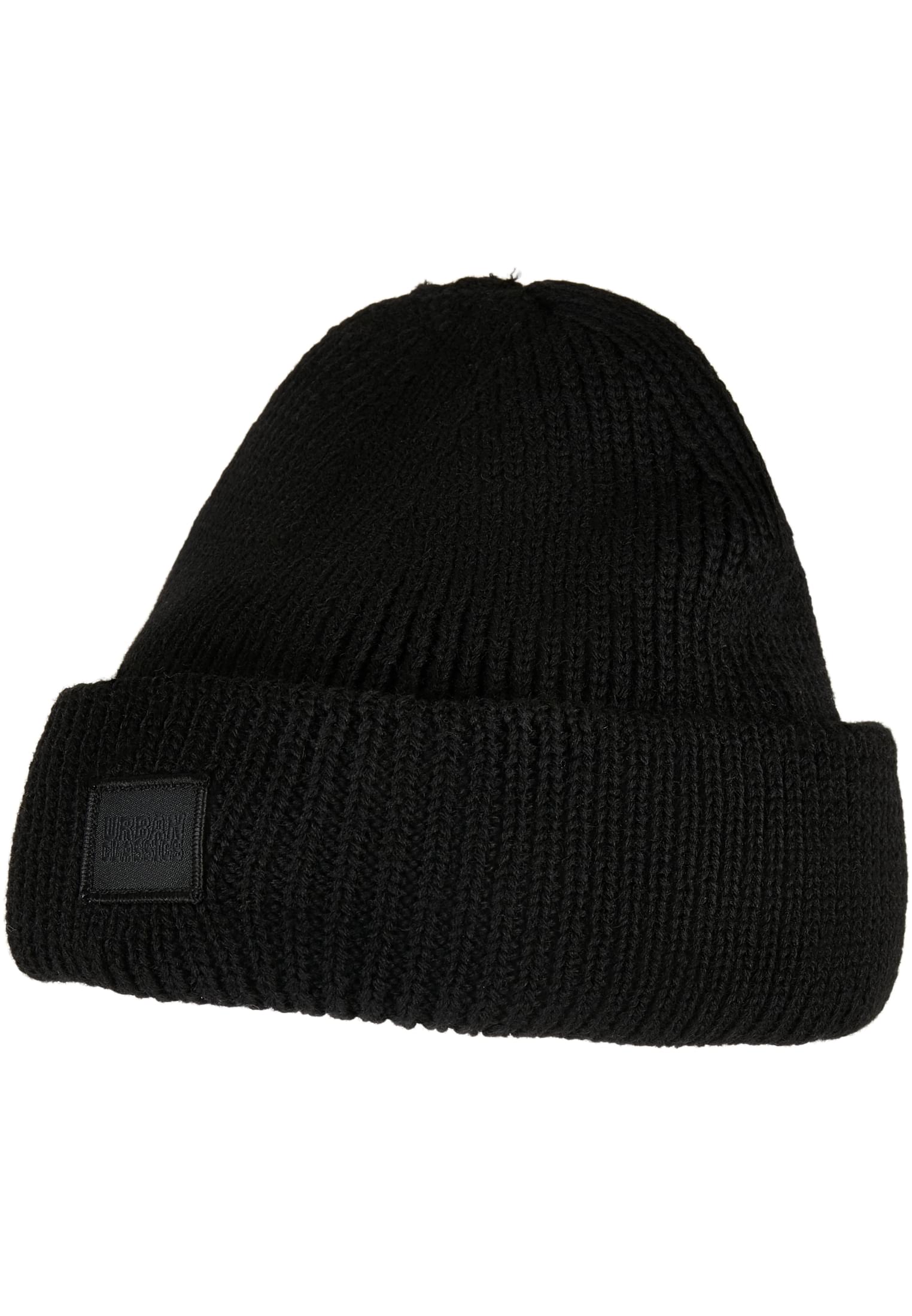 Knitted Wool Beanie | black