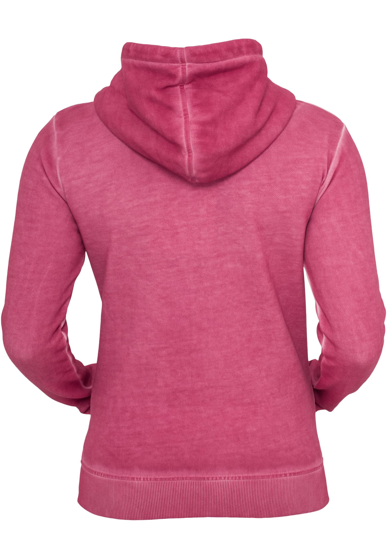 Ladies Spray Dye Zip Hoody | fuchsia