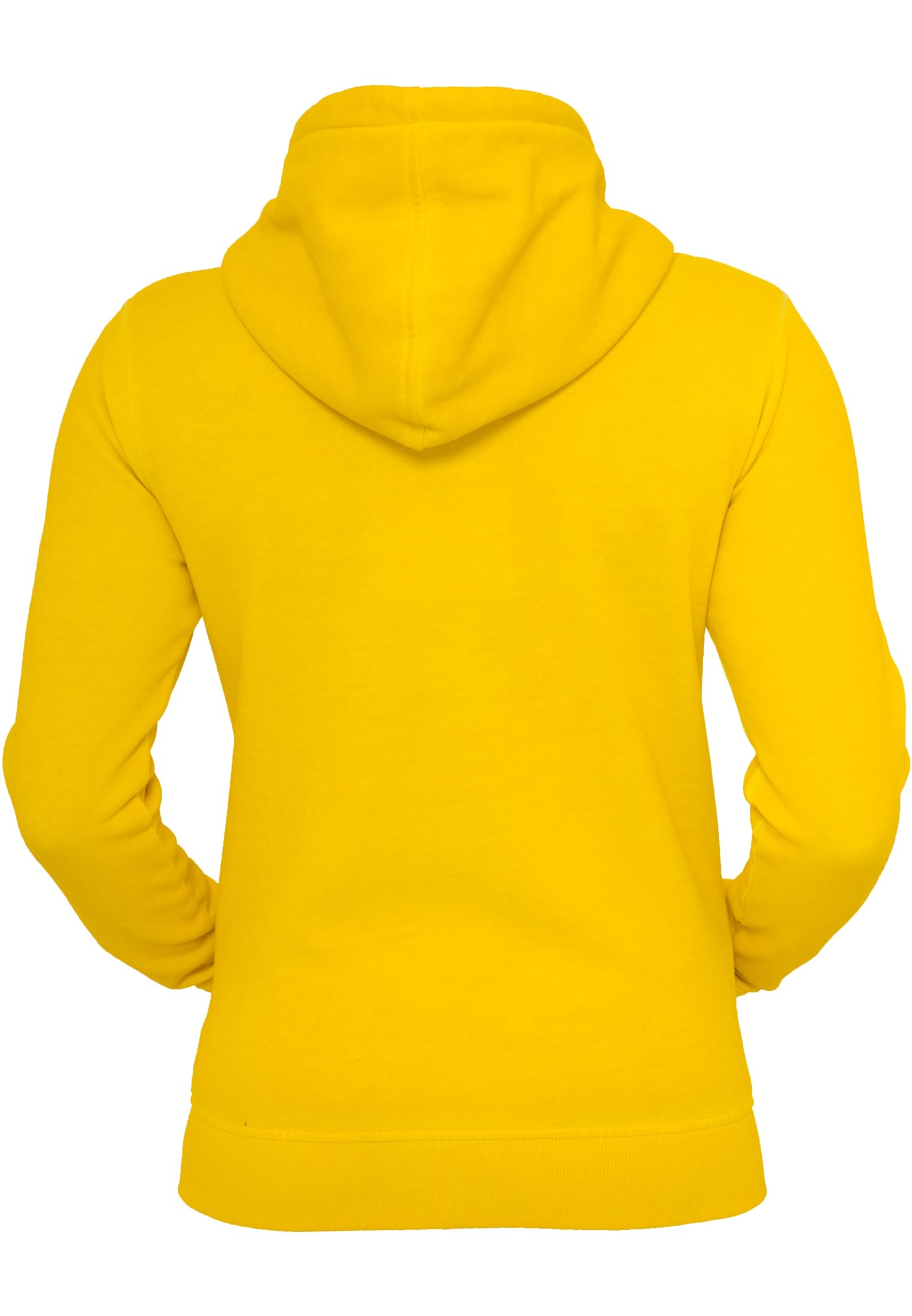 Ladies Spray Dye Zip Hoody | yellow