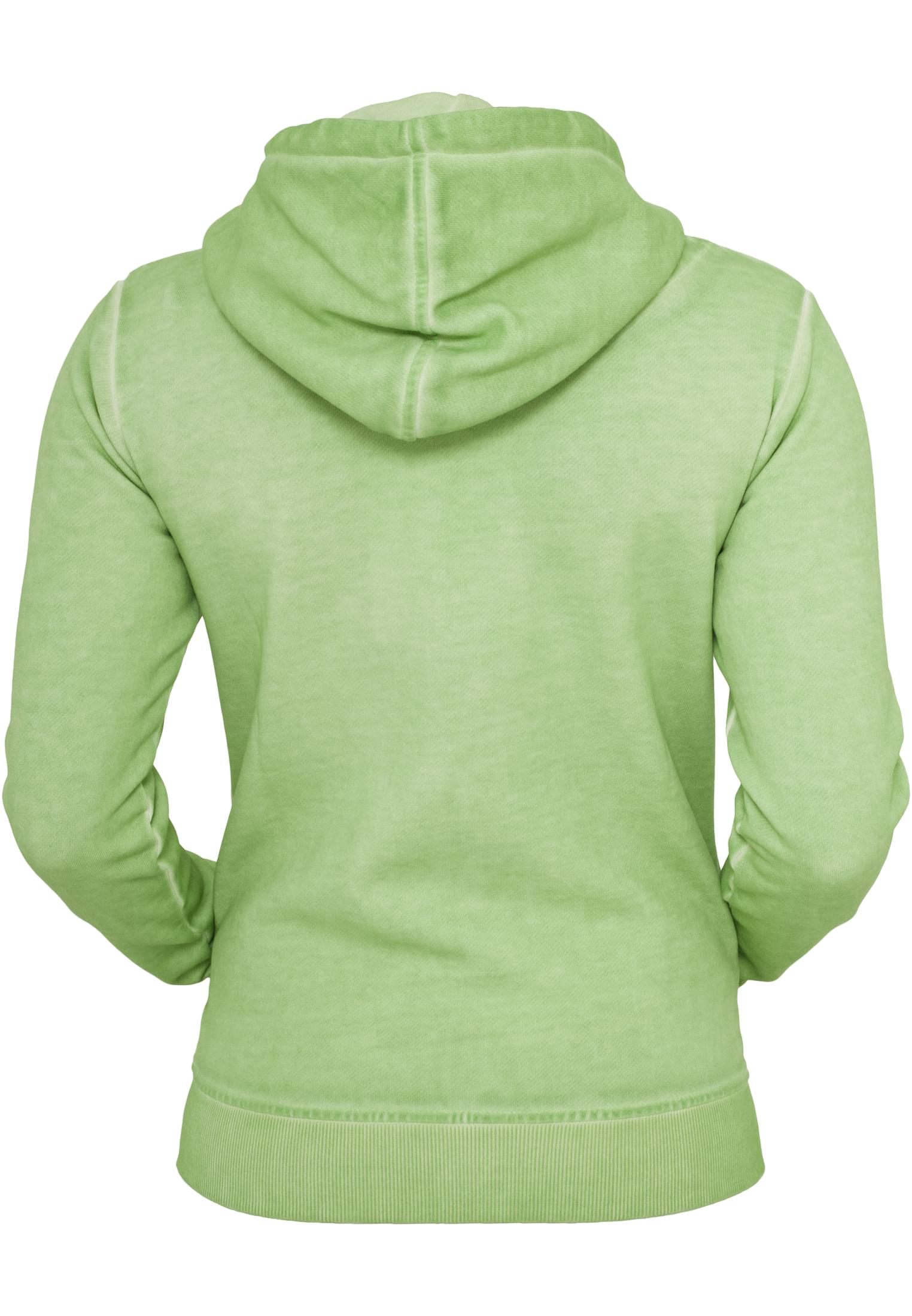 Ladies Spray Dye Zip Hoody | mint