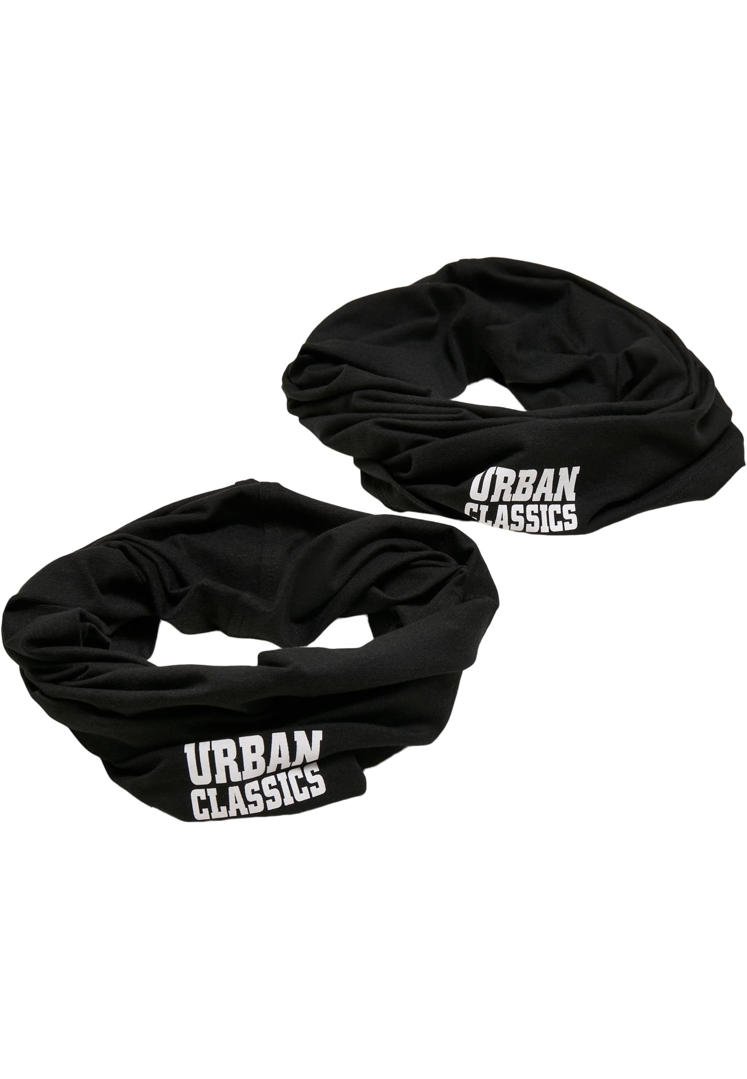 Logo Tube Scarf 2-Pack | black