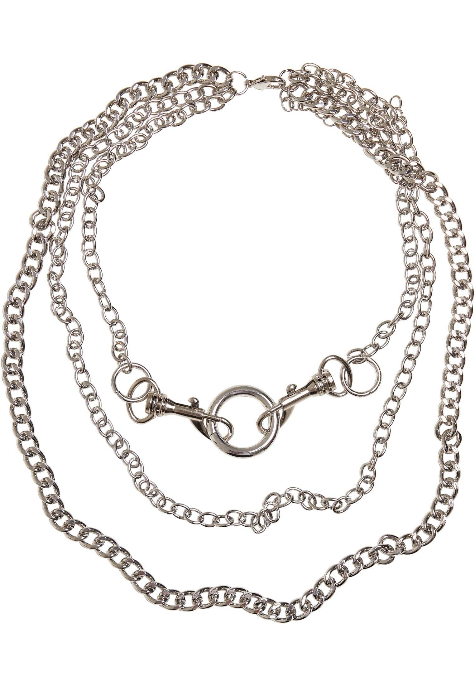 Carabiner Necklace | silver