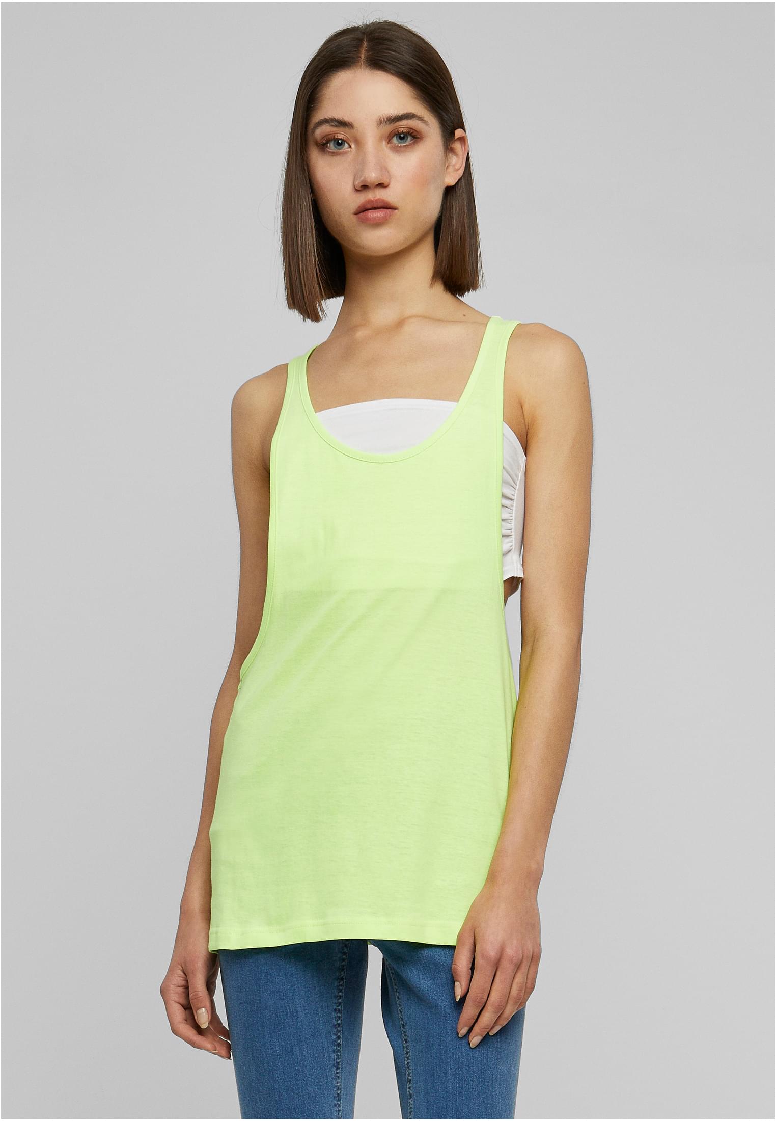 Ladies Loose Neon Tanktop | neonyellow