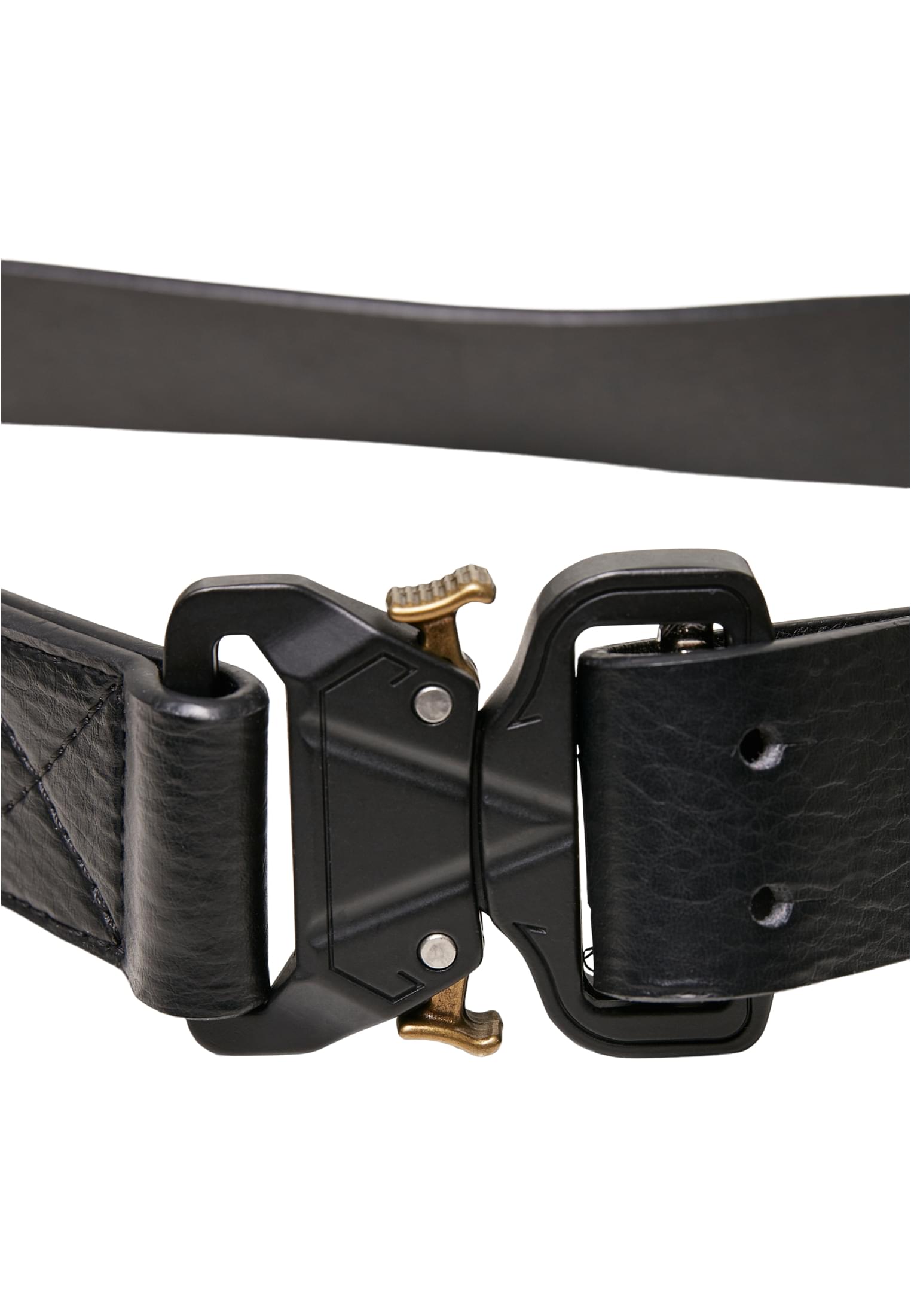 Imitation Leather Belt With Hook | black