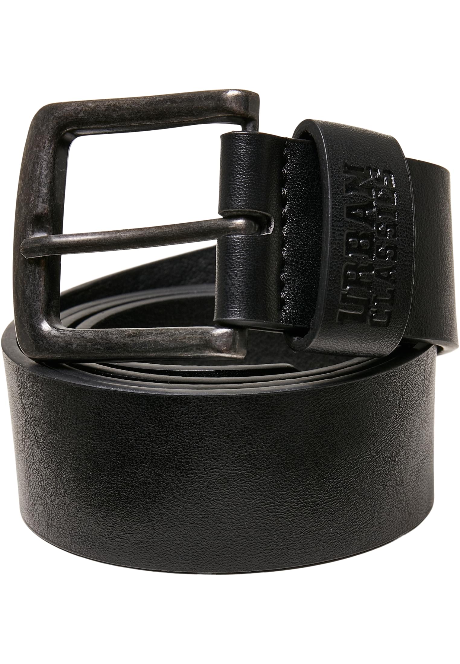 Recycled Imitation Leather Belt | black