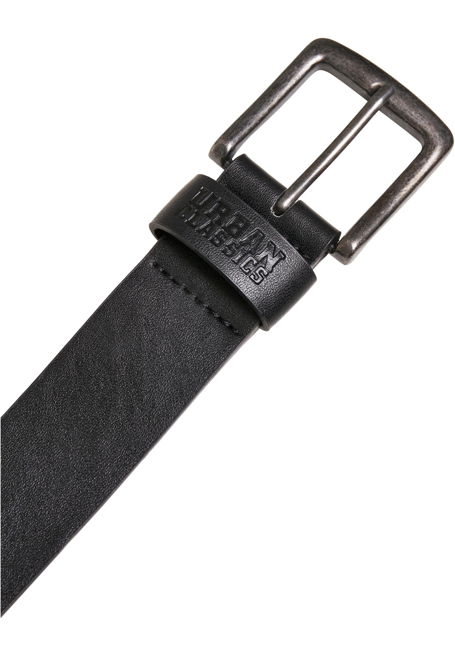 Recycled Imitation Leather Belt | black