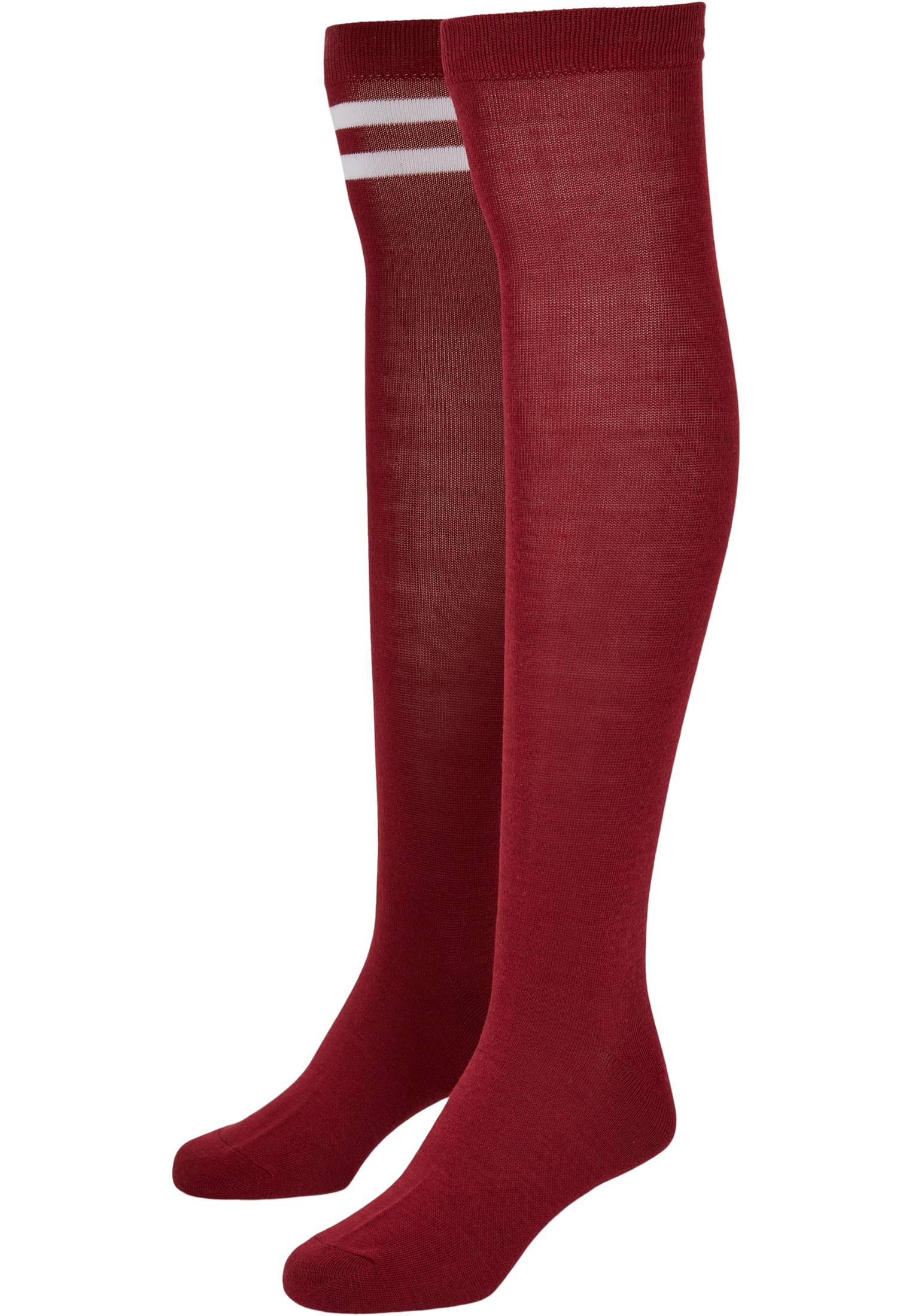 Ladies College Socks 2-Pack | burgundy