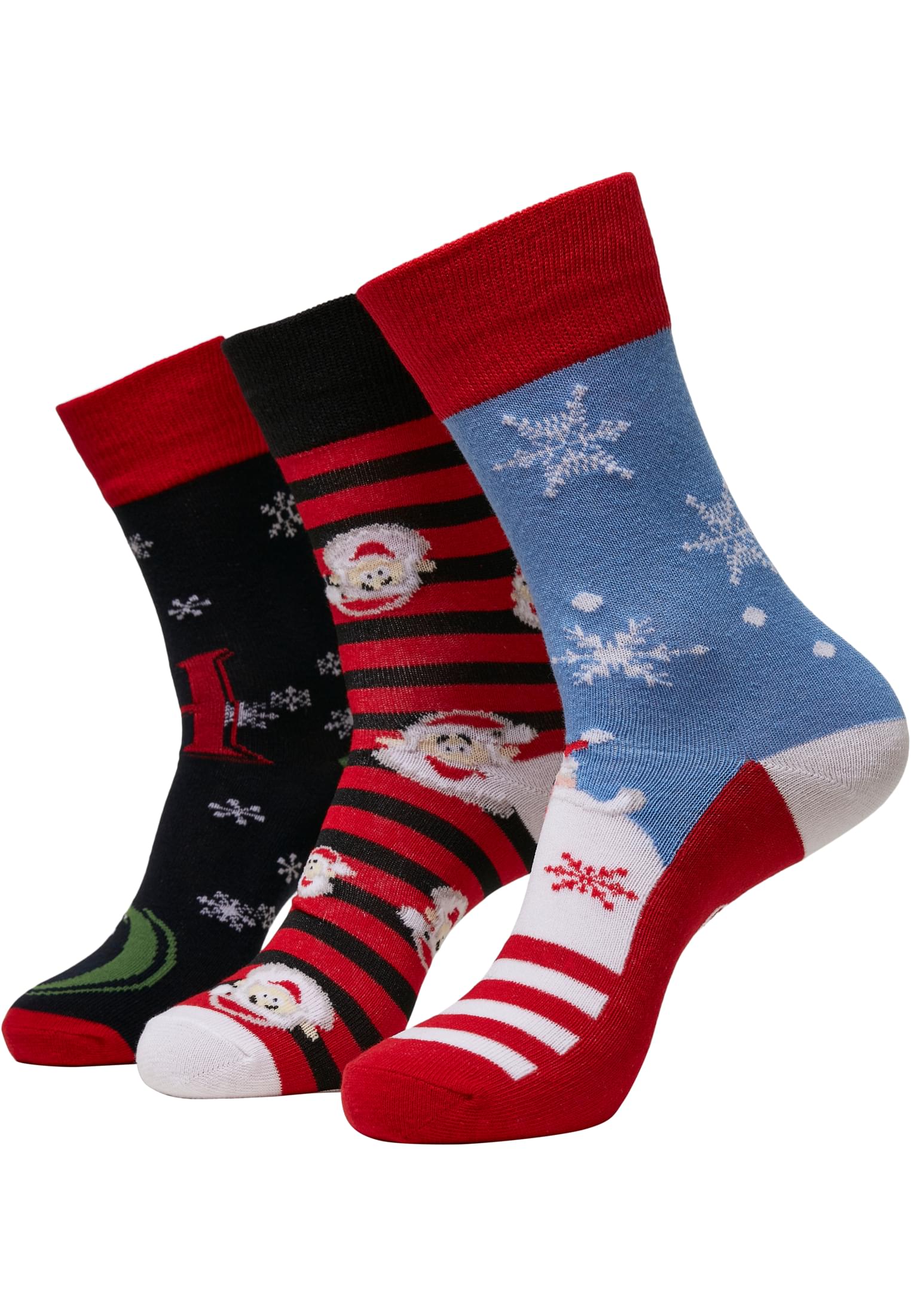 Santa Ho Christmas Socks 3-Pack | multicolor