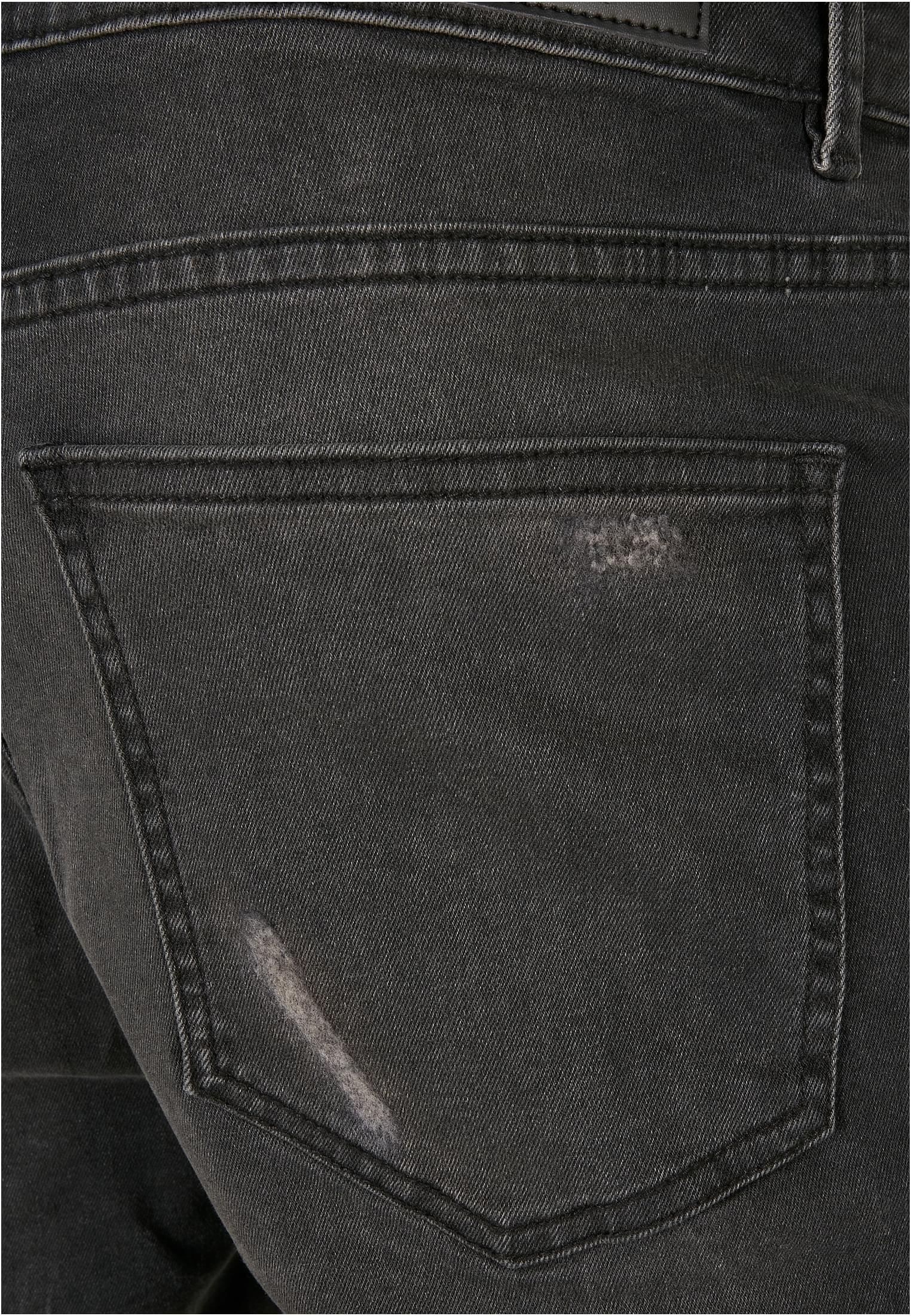 Heavy Destroyed Slim Fit Jeans | realblk heavy destroyed washed