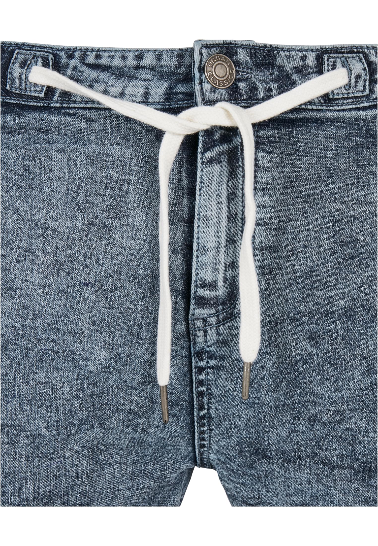 Denim Cargo Jogging Pants | light skyblue acid washed