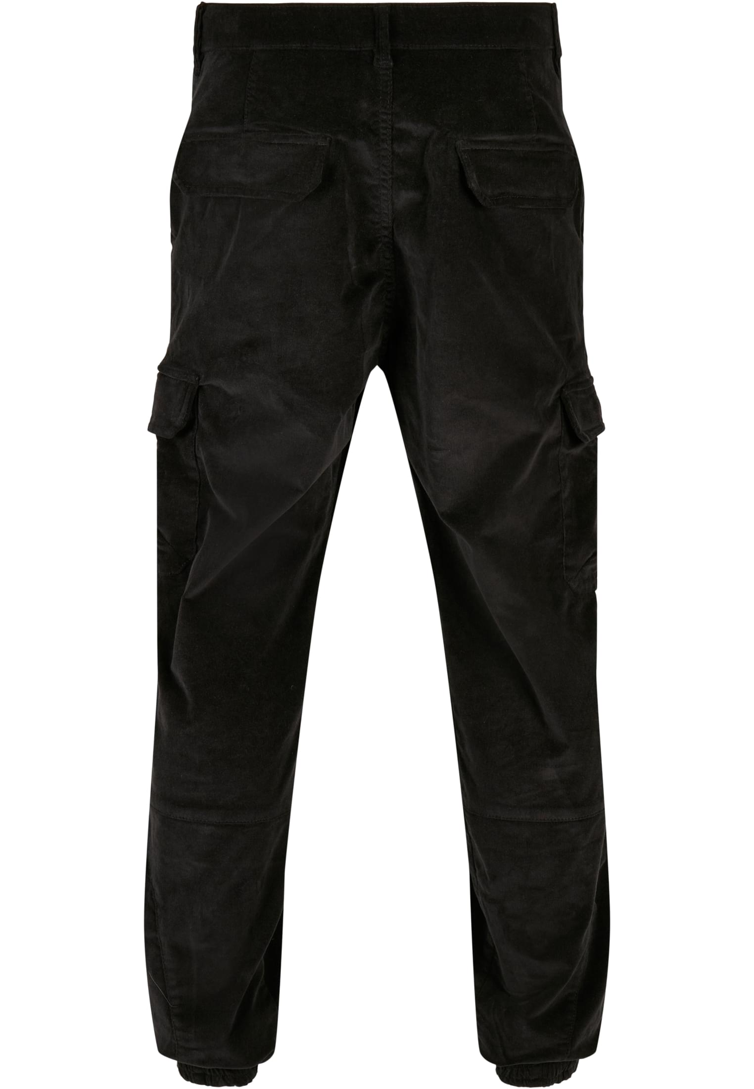 Corduroy Cargo Jogging Pants | black