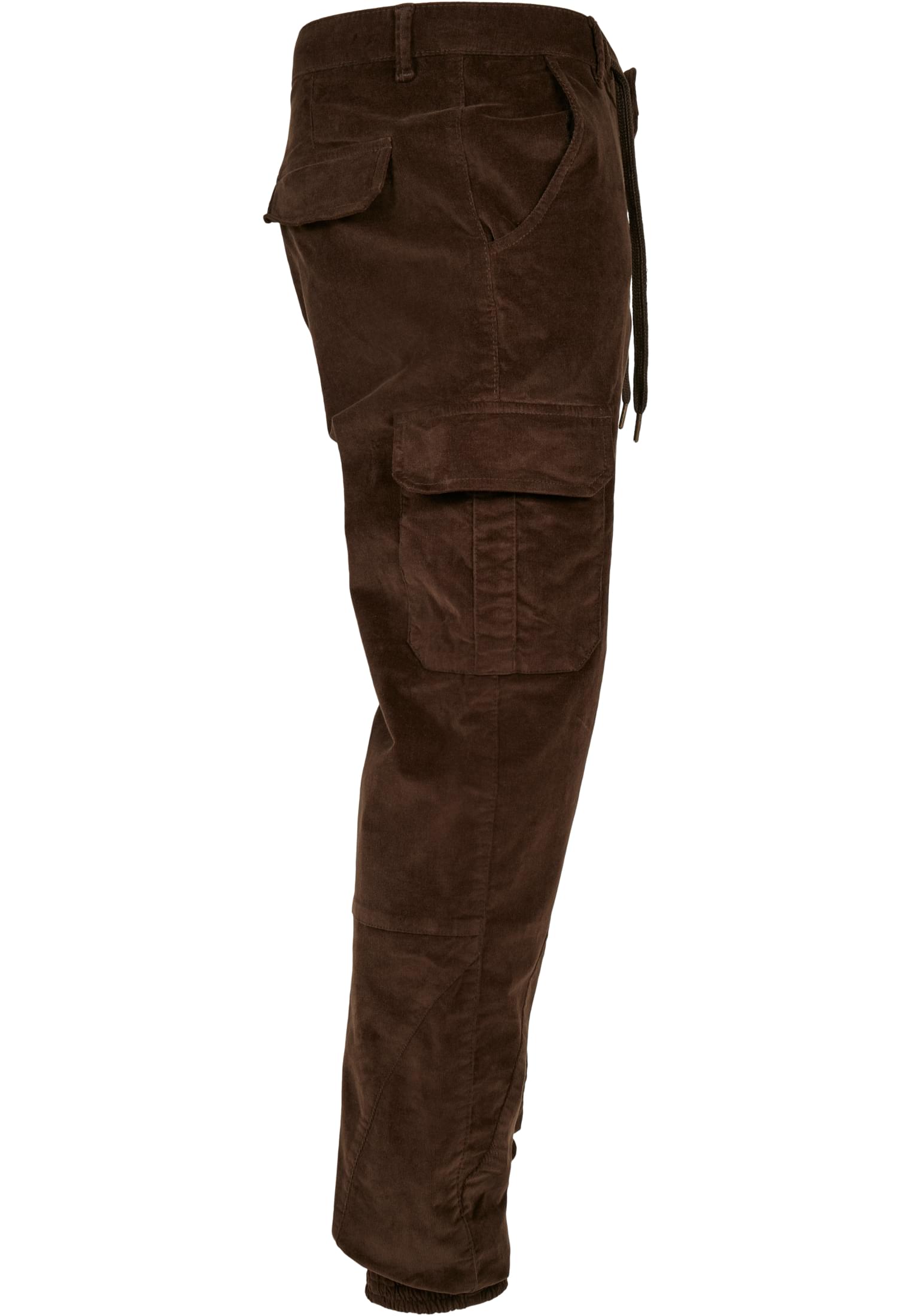 Corduroy Cargo Jogging Pants | darkolive