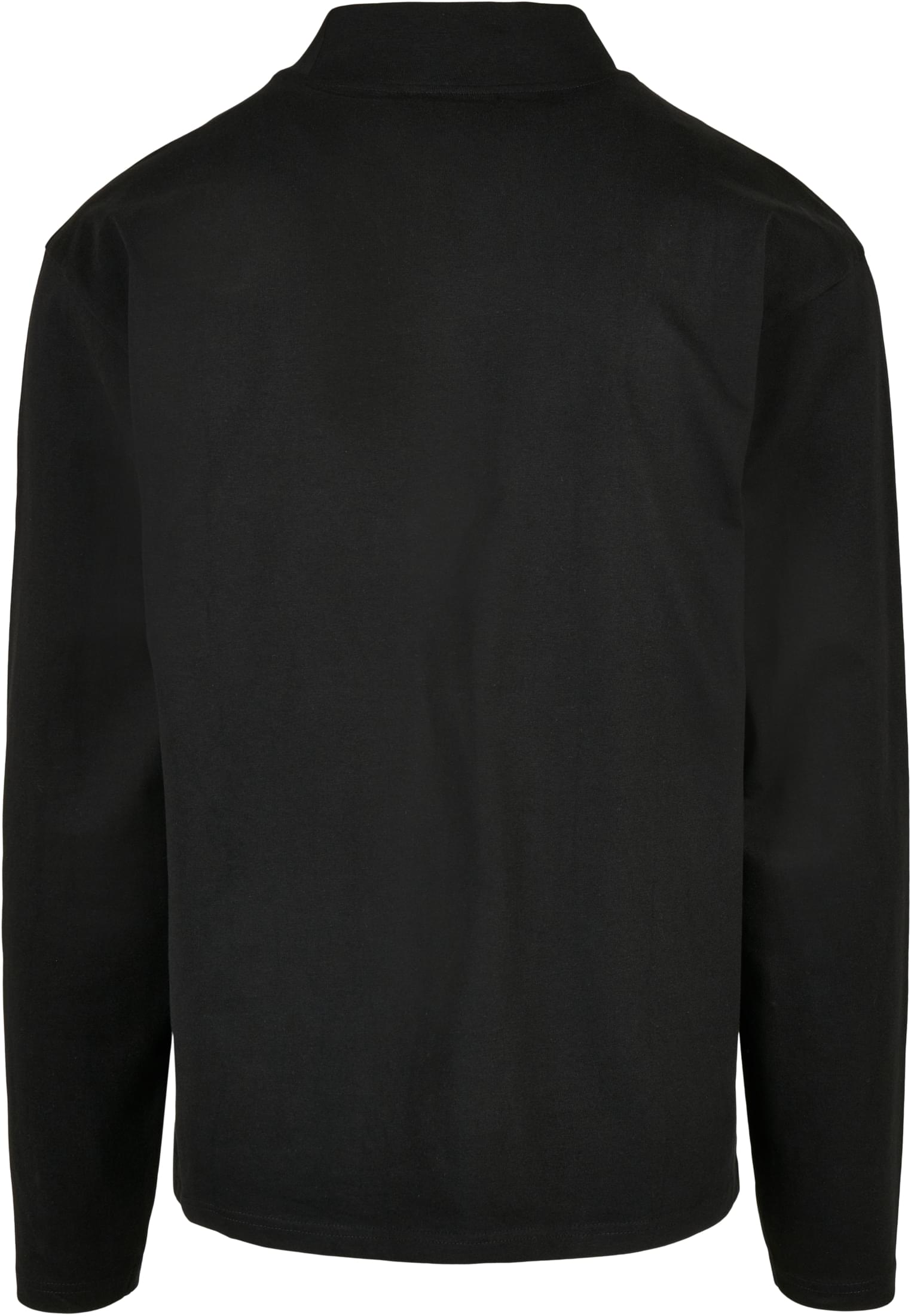 Heavy Boxy Mock Neck Longsleeve | black