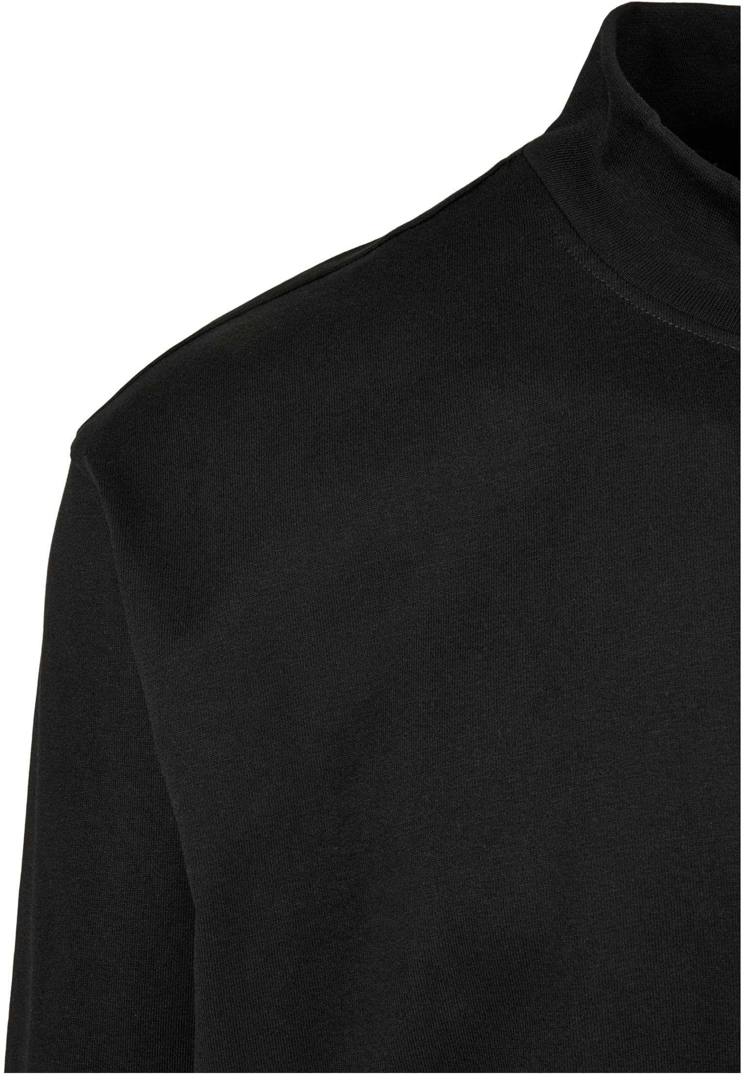 Heavy Boxy Mock Neck Longsleeve | black