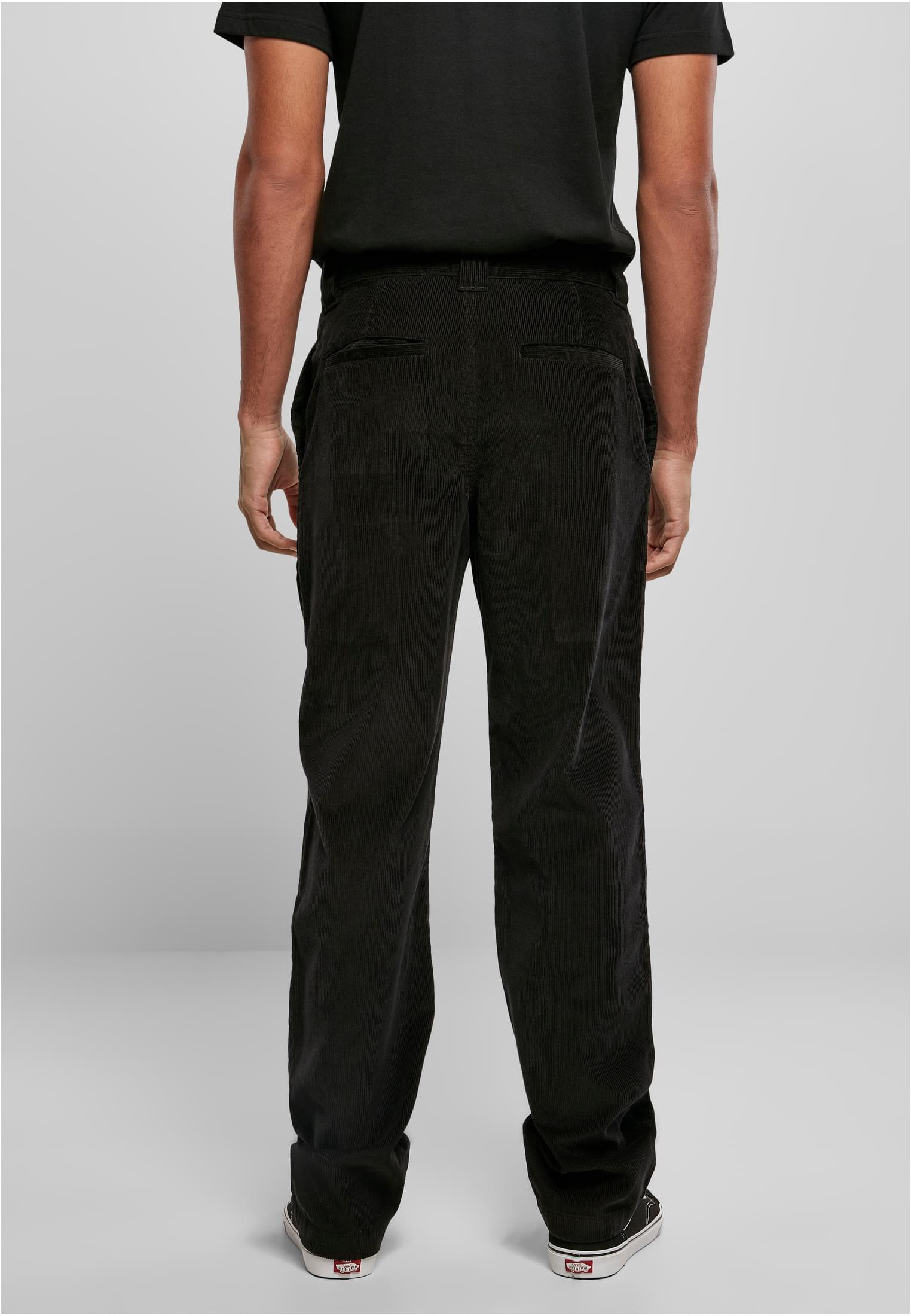 Corduroy Workwear Pants | black