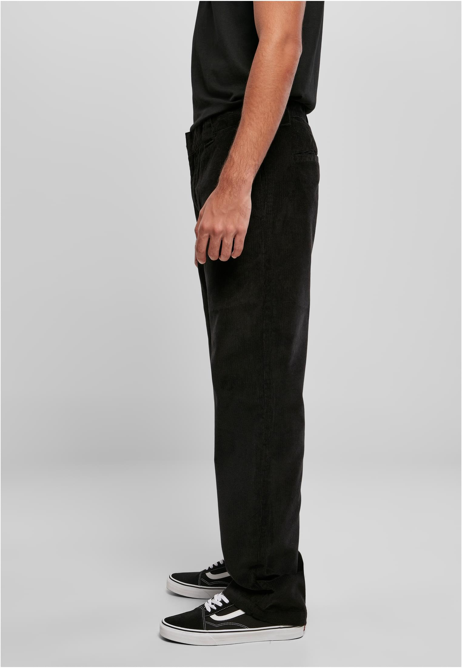 Corduroy Workwear Pants | black