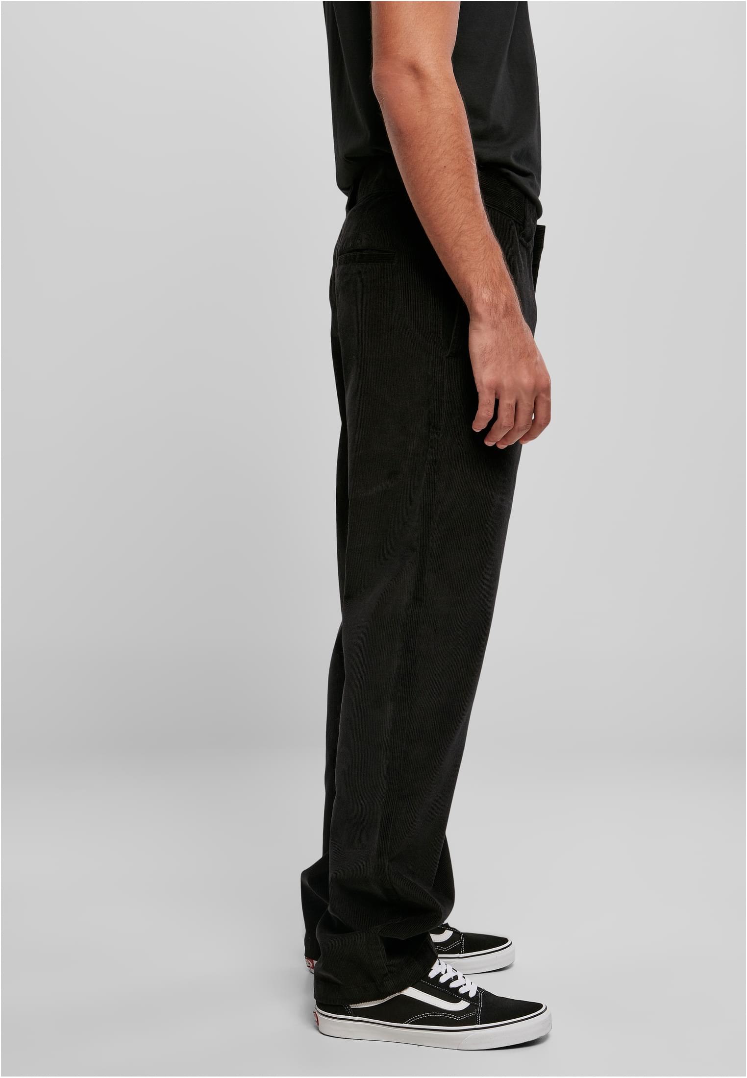 Corduroy Workwear Pants | black