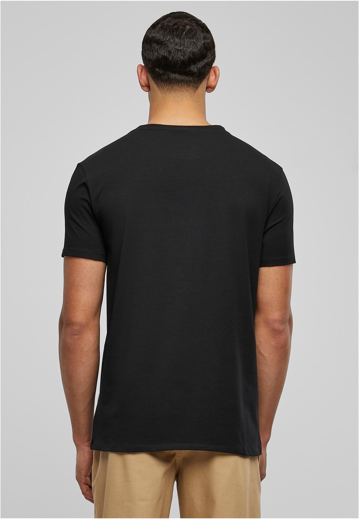 Organic Fitted Strech Tee | black