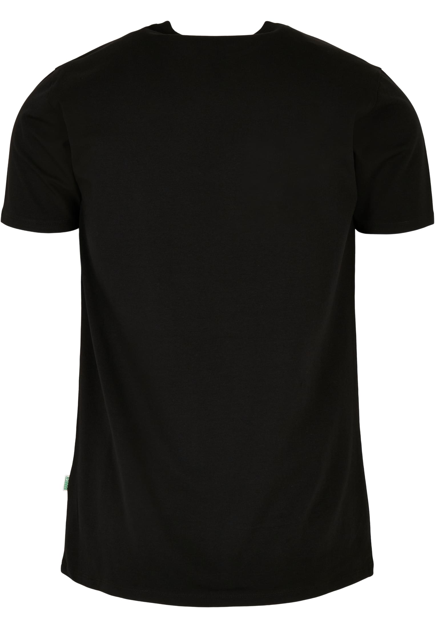 Organic Fitted Strech Tee | black