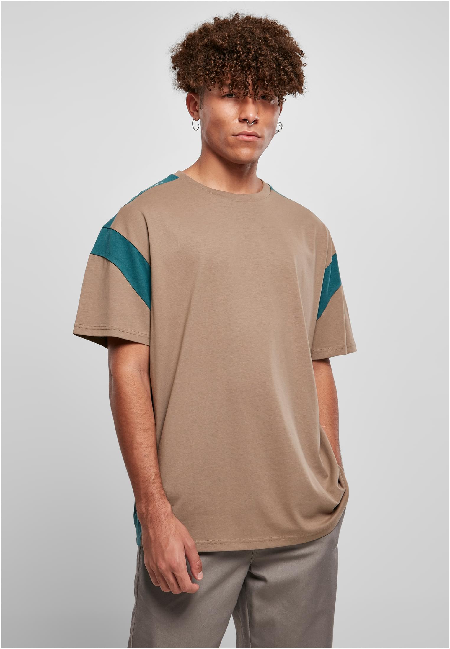 Active Tee | darkkhaki/teal