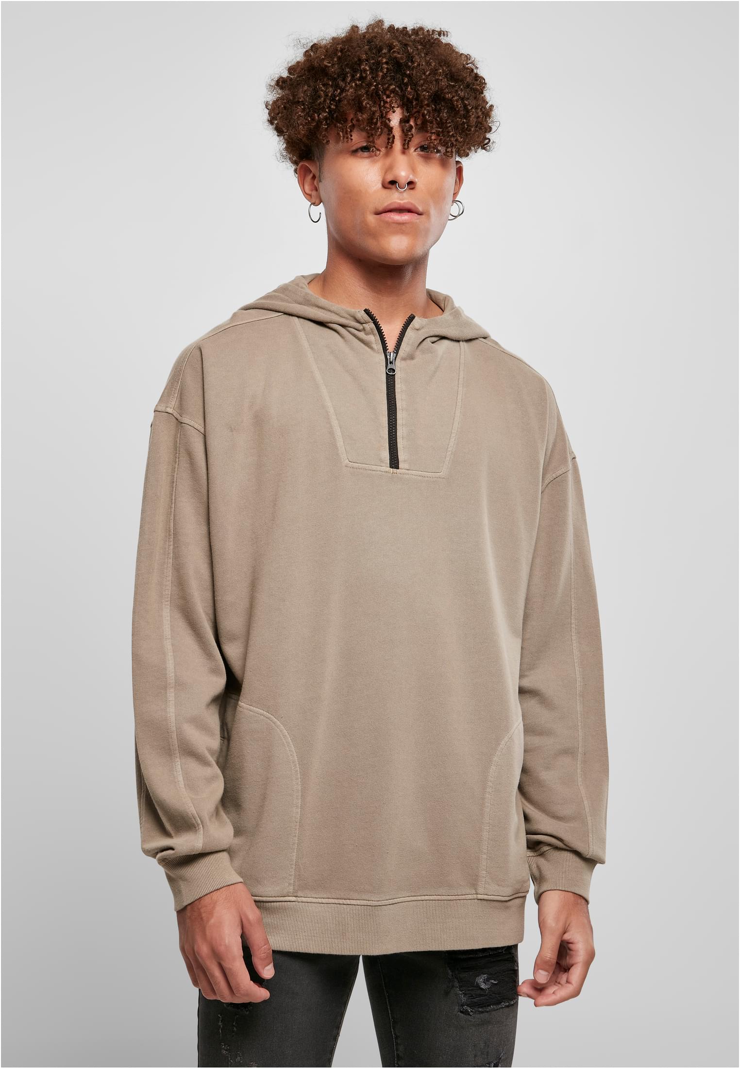 Overdyed Camp Hoody | darkkhaki