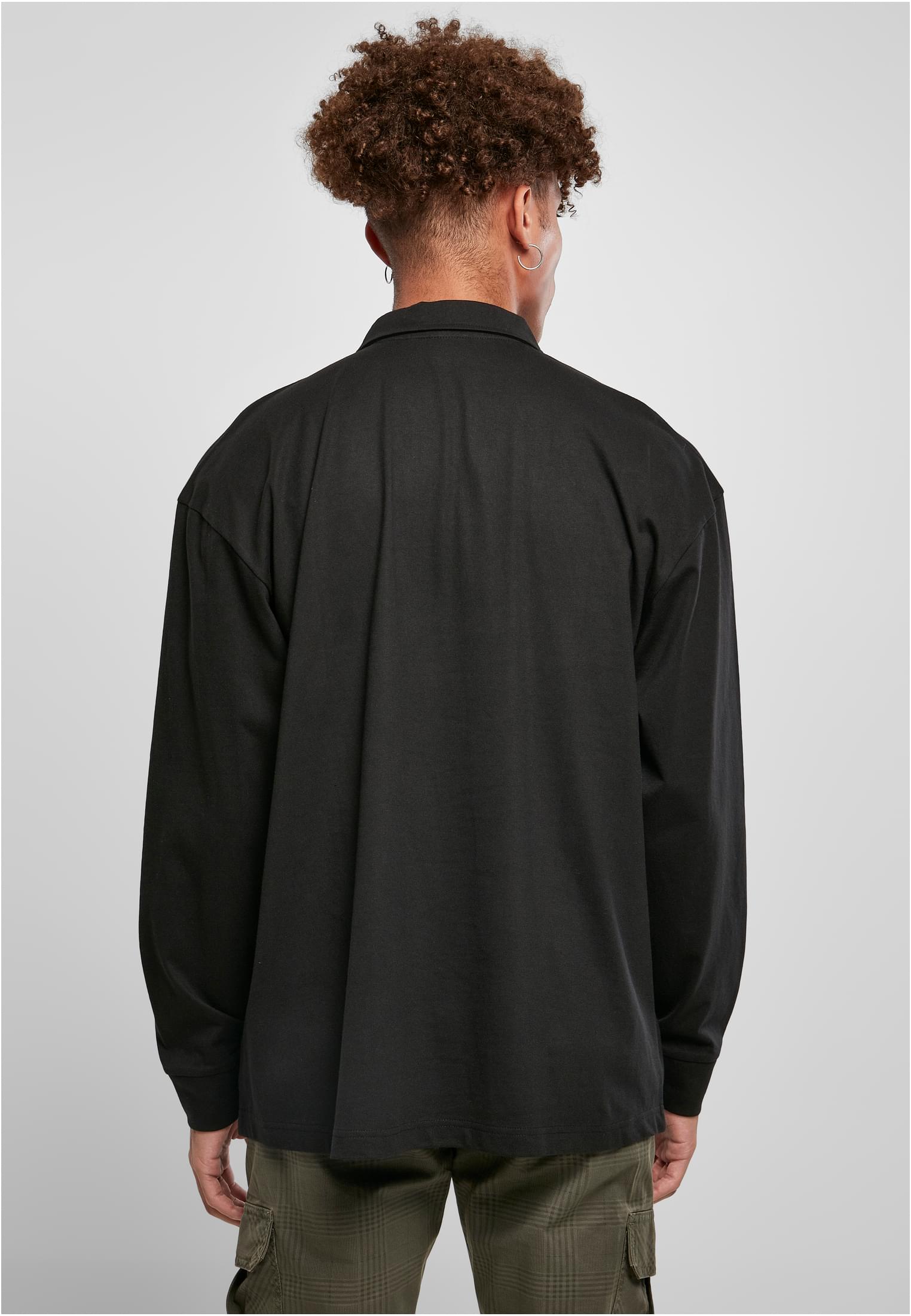 Organic Heavy Collar Longsleeve | black