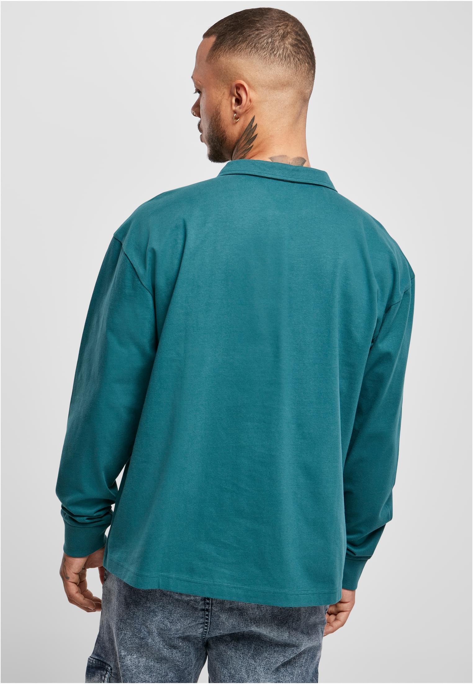 Organic Heavy Collar Longsleeve | teal