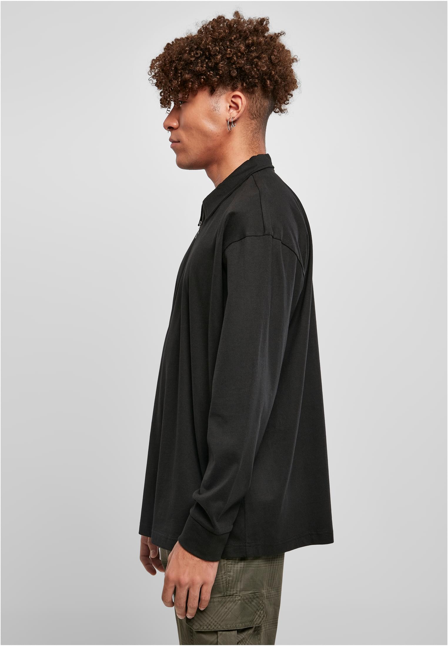 Organic Heavy Collar Longsleeve | black