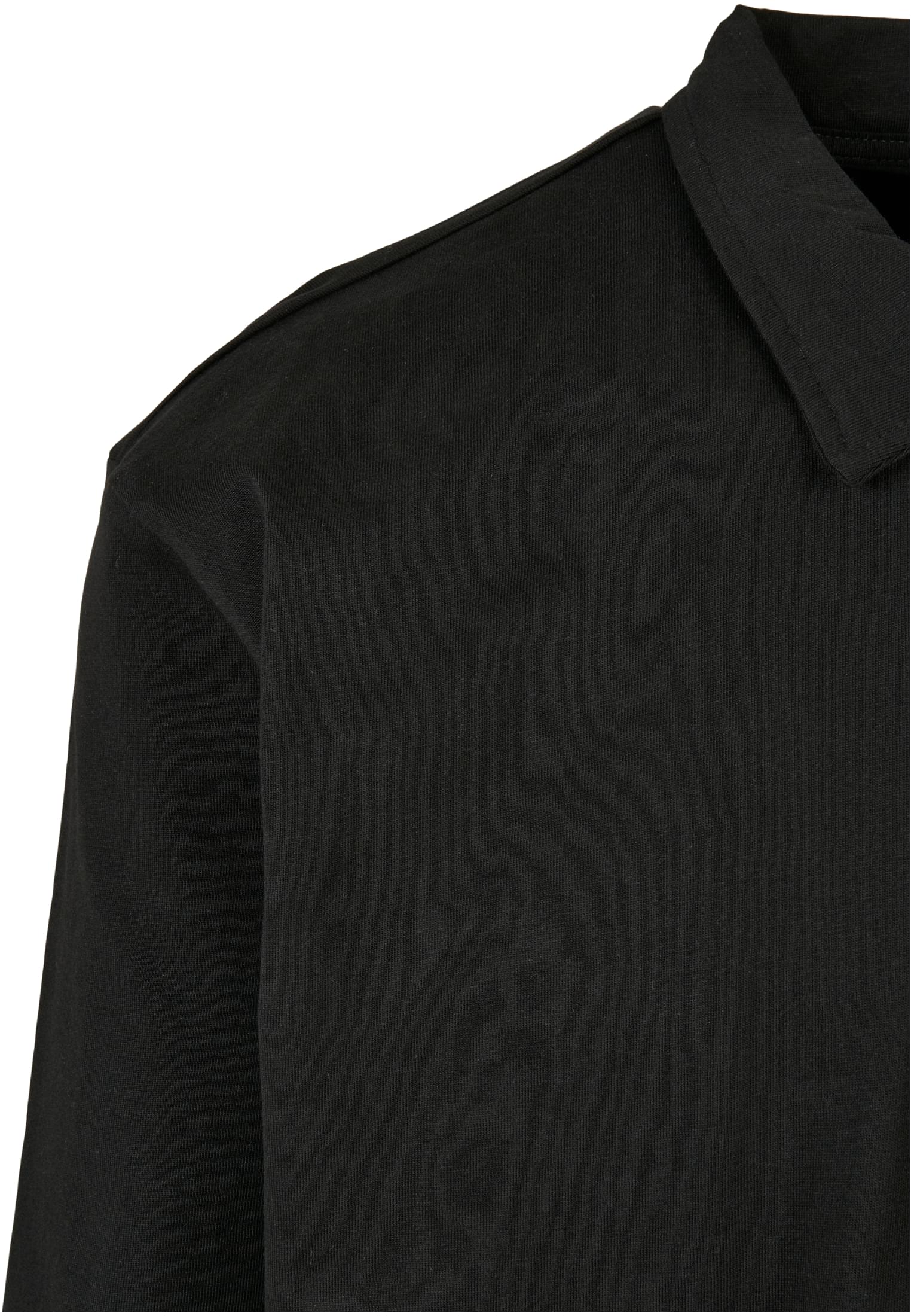 Organic Heavy Collar Longsleeve | black