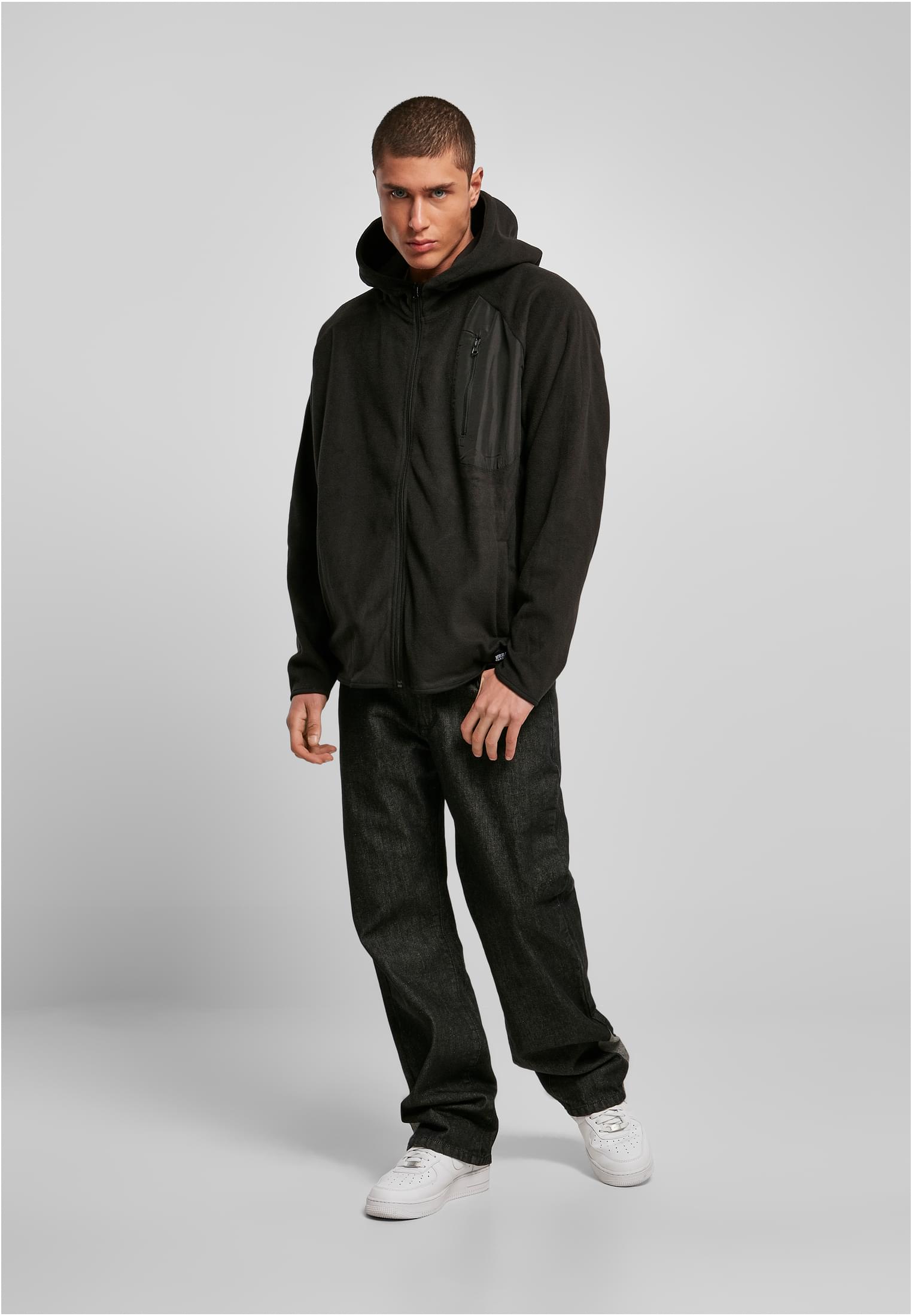 Polar Fleece Zip Hoody | black