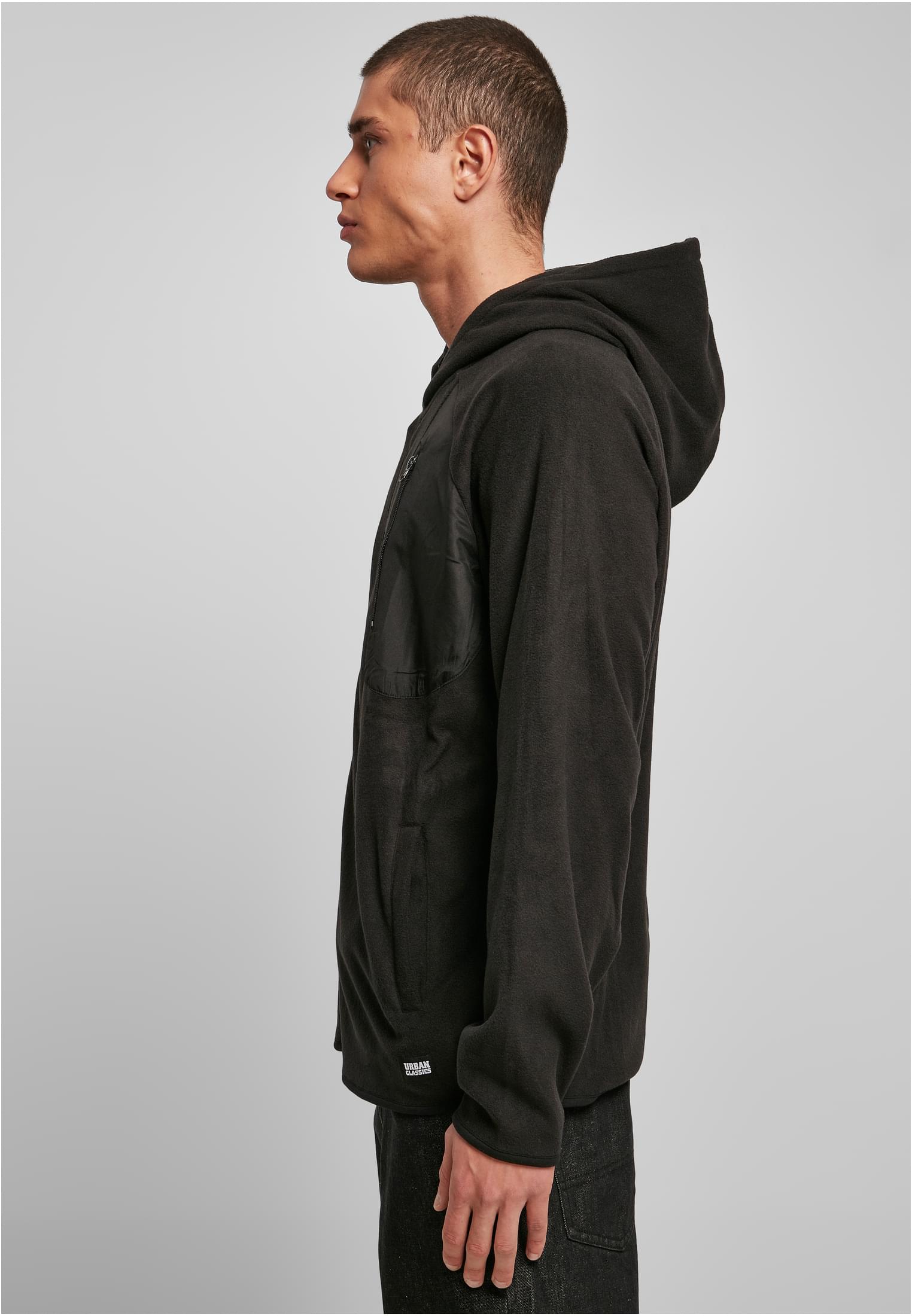 Polar Fleece Zip Hoody | black